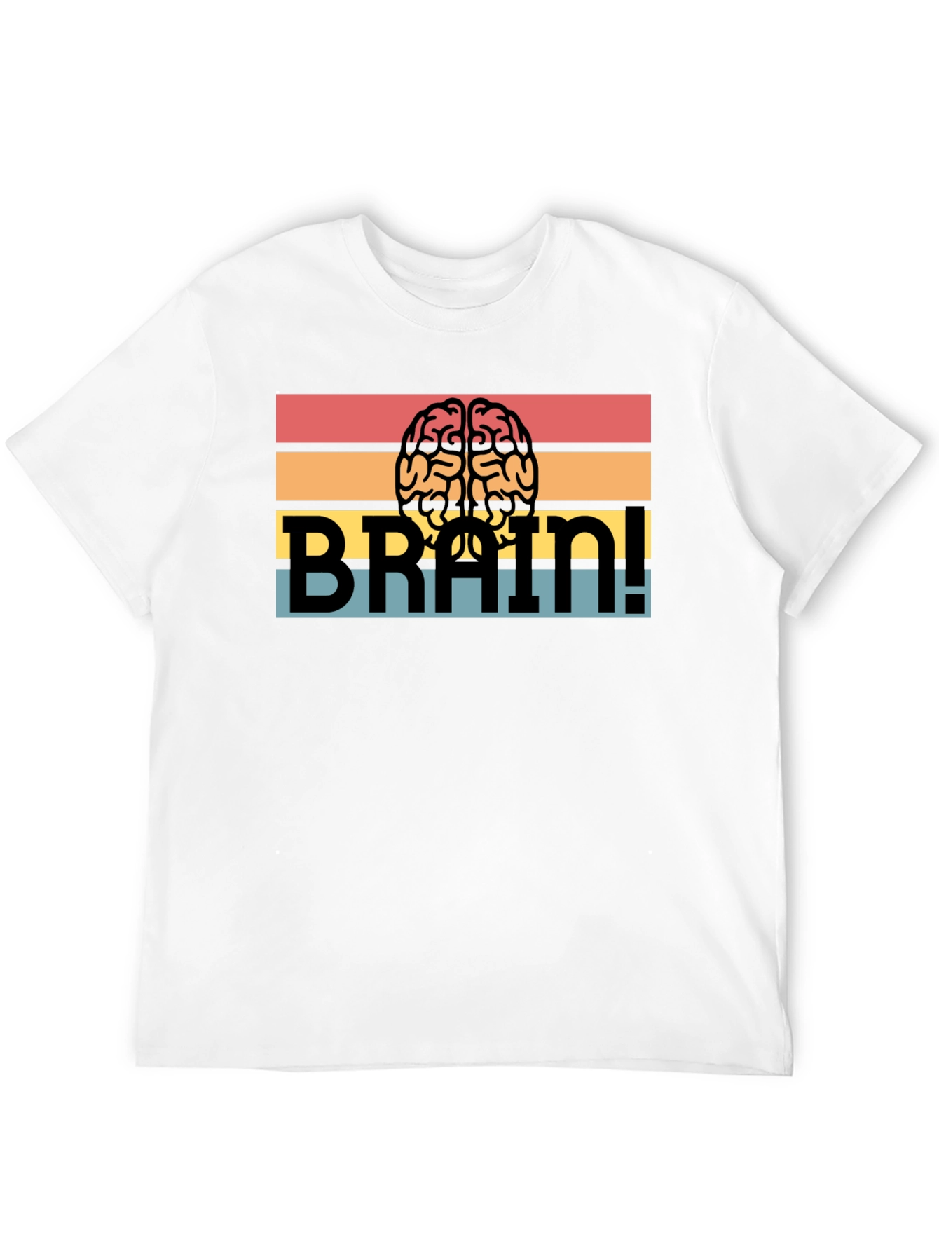 Brain! Graphic T-Shirt - Retro Design