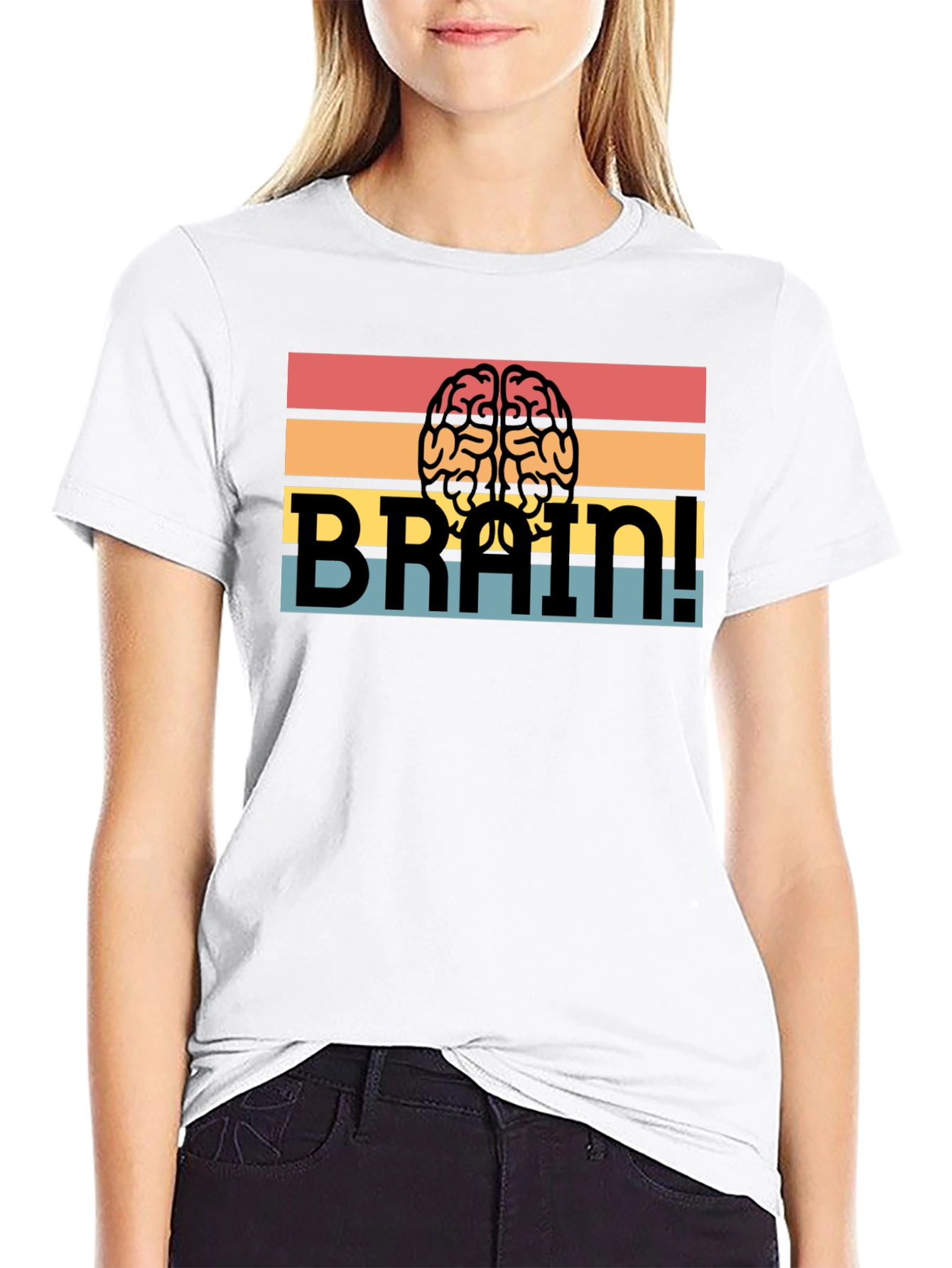 Brain! Graphic T-Shirt - Retro Design