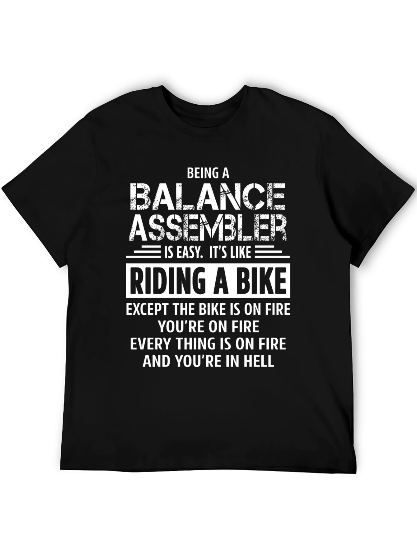 Balance Assembler Funny T-Shirt