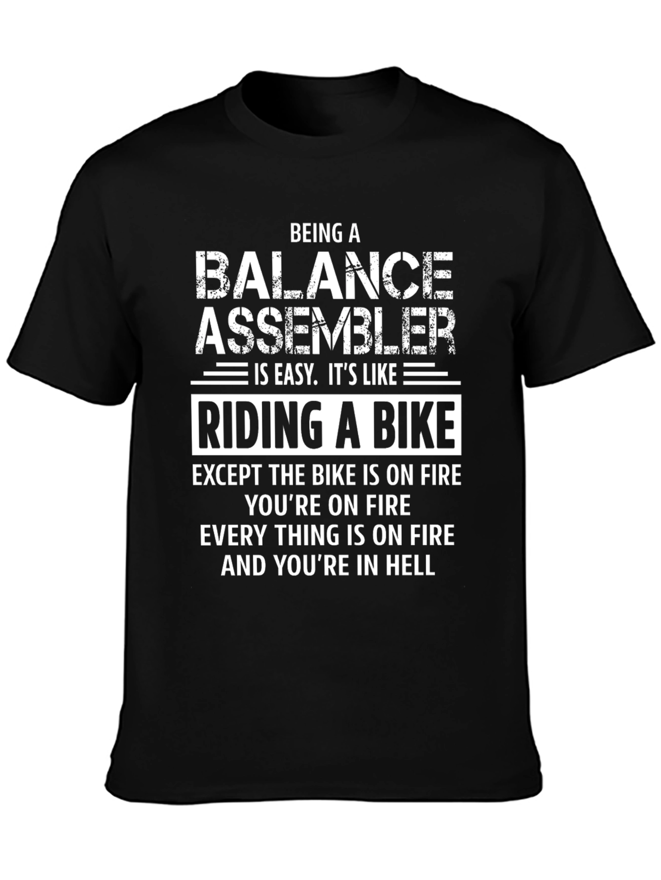 Balance Assembler Funny T-Shirt