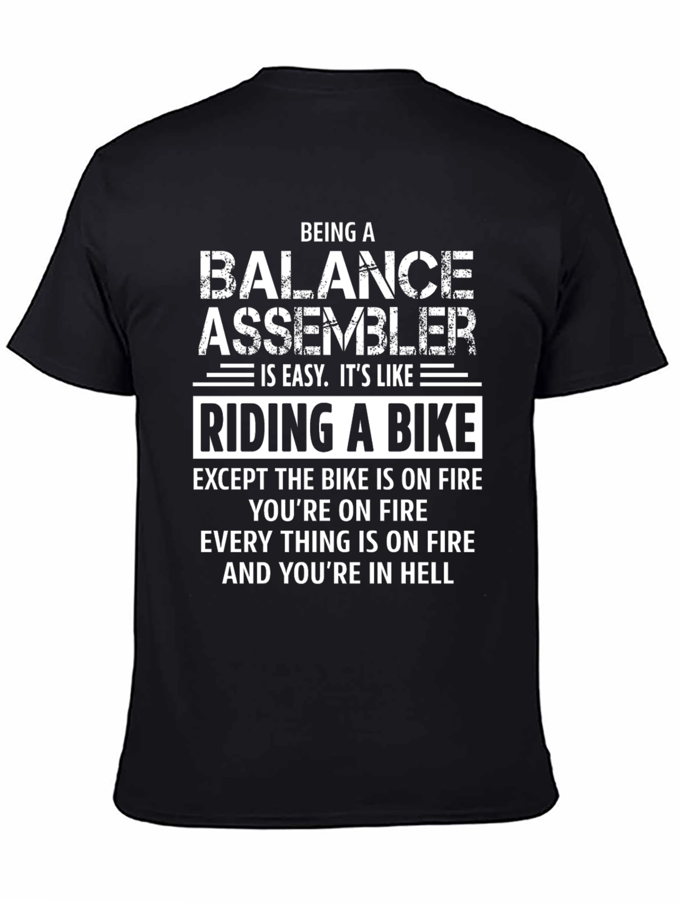 Balance Assembler Funny T-Shirt