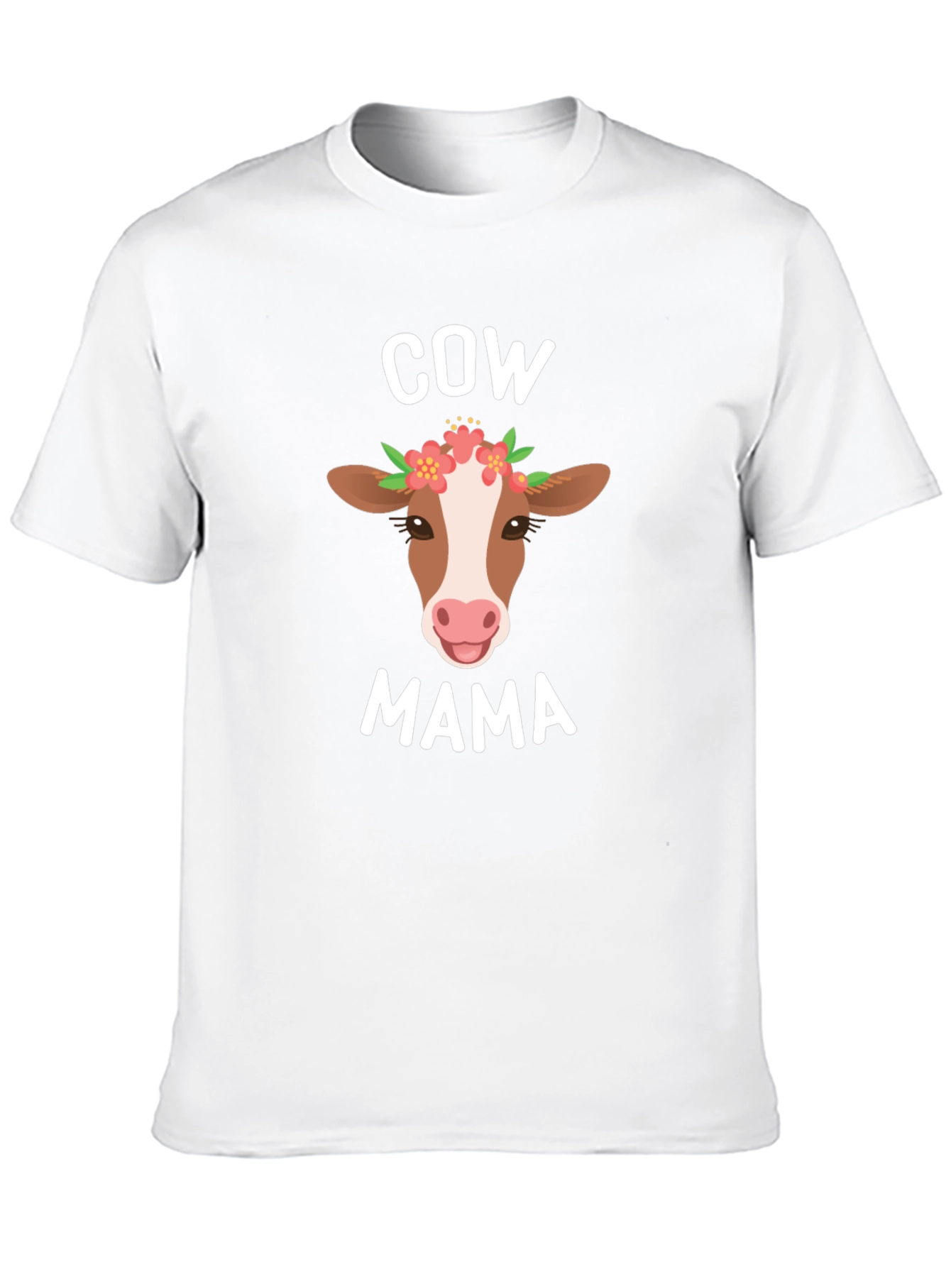 Cow Mama T-Shirt - Cute Farm Animal Tee