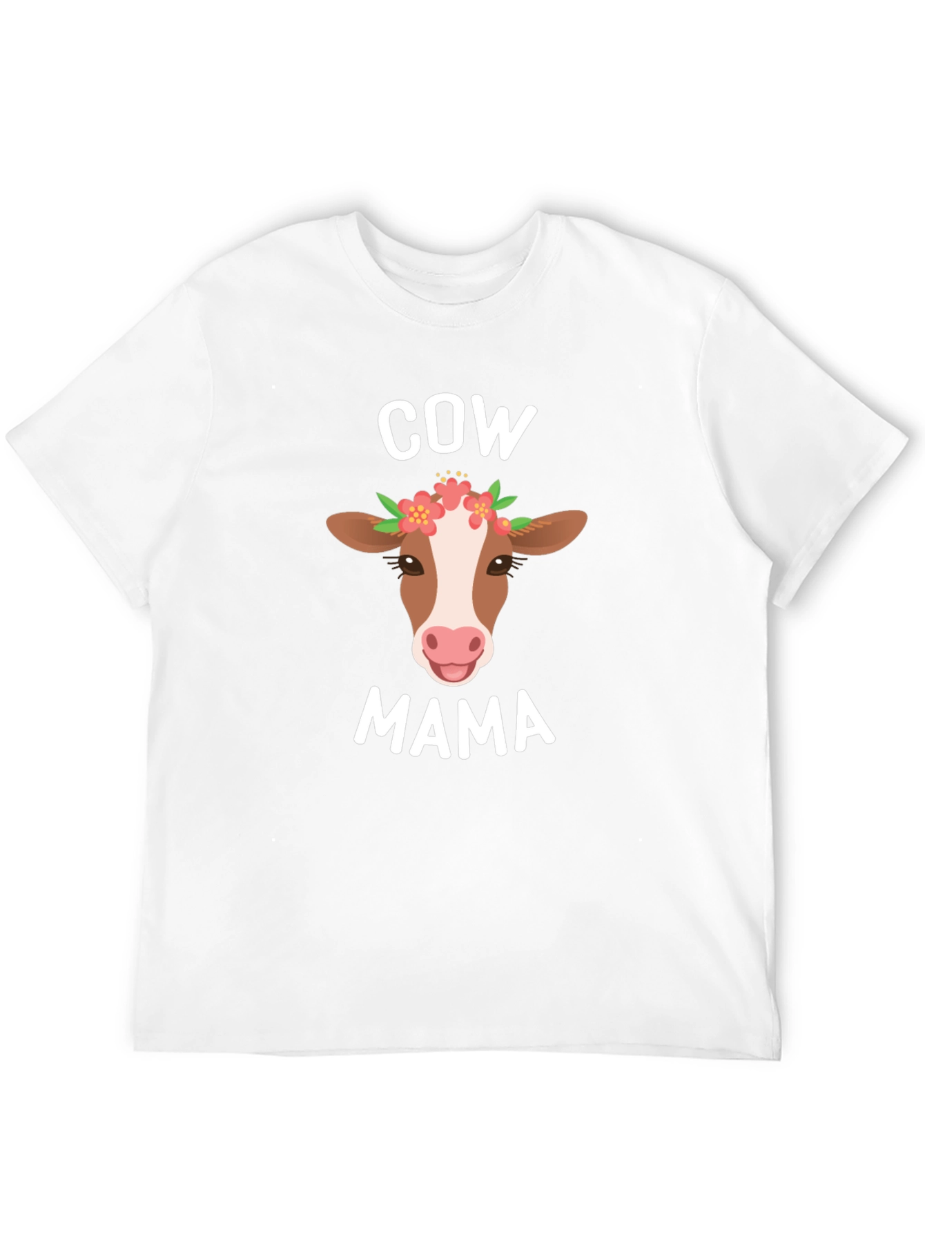 Cow Mama T-Shirt - Cute Farm Animal Tee