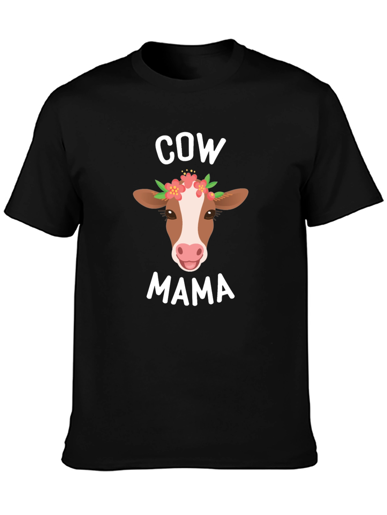 Cow Mama T-Shirt - Cute Farm Animal Tee