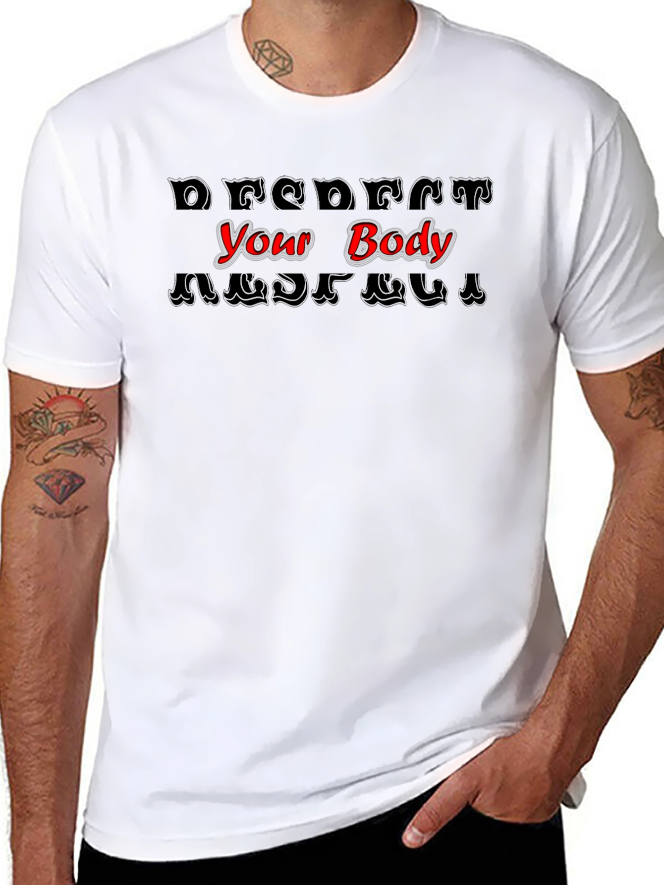 Respect Your Body Graphic T-Shirt