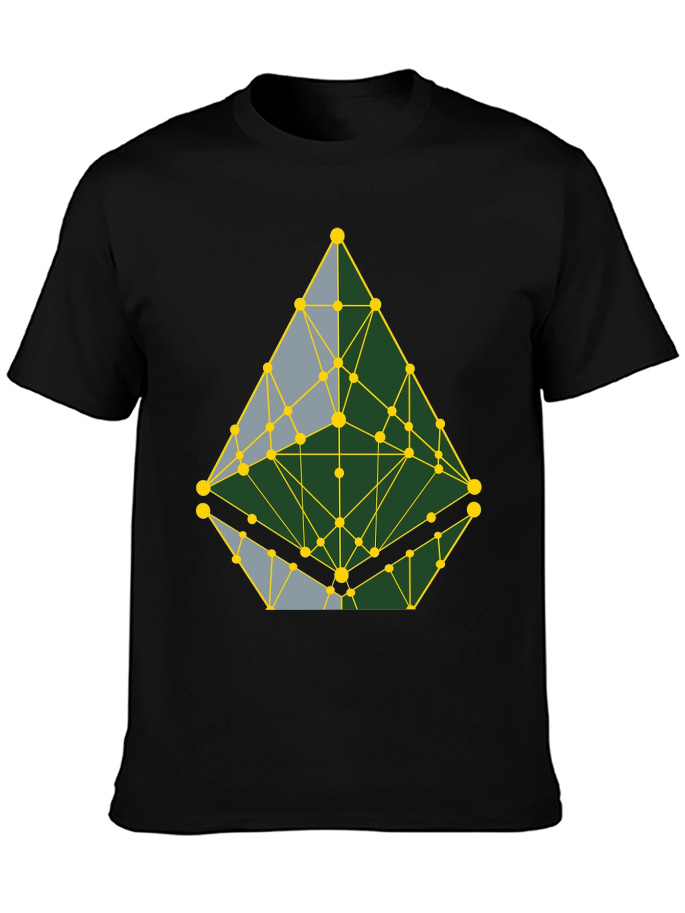 Geometric Pattern T-Shirt - Abstract Design Casual Wear