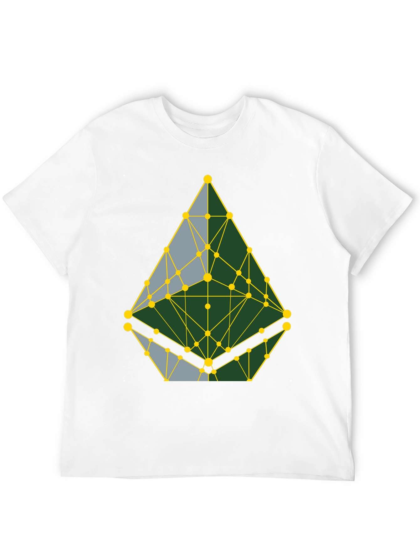 Geometric Pattern T-Shirt - Abstract Design Casual Wear