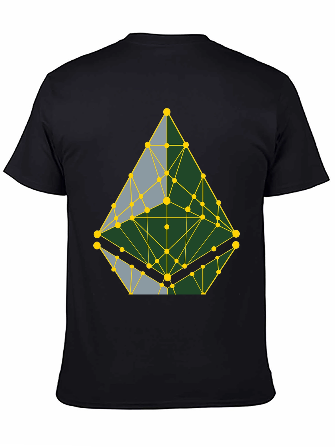 Geometric Pattern T-Shirt - Abstract Design Casual Wear