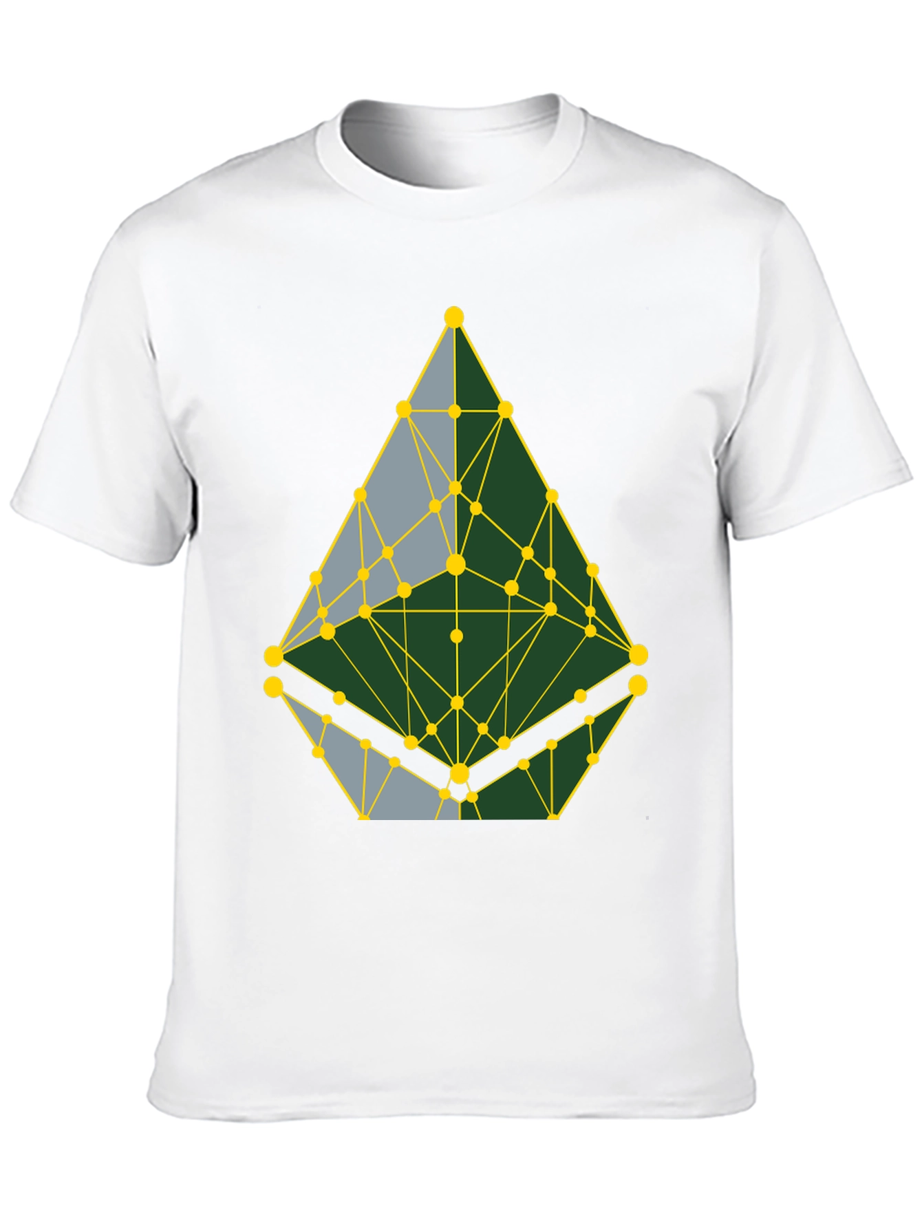 Geometric Pattern T-Shirt - Abstract Design Casual Wear