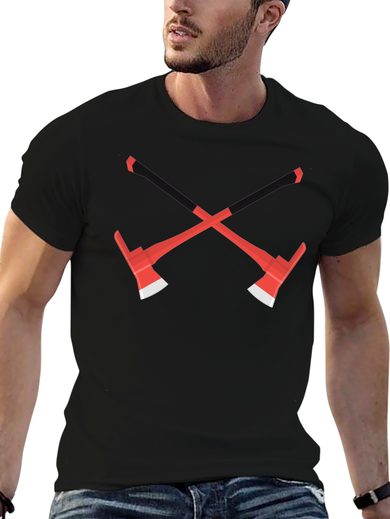 Crossed Axes Graphic Tee