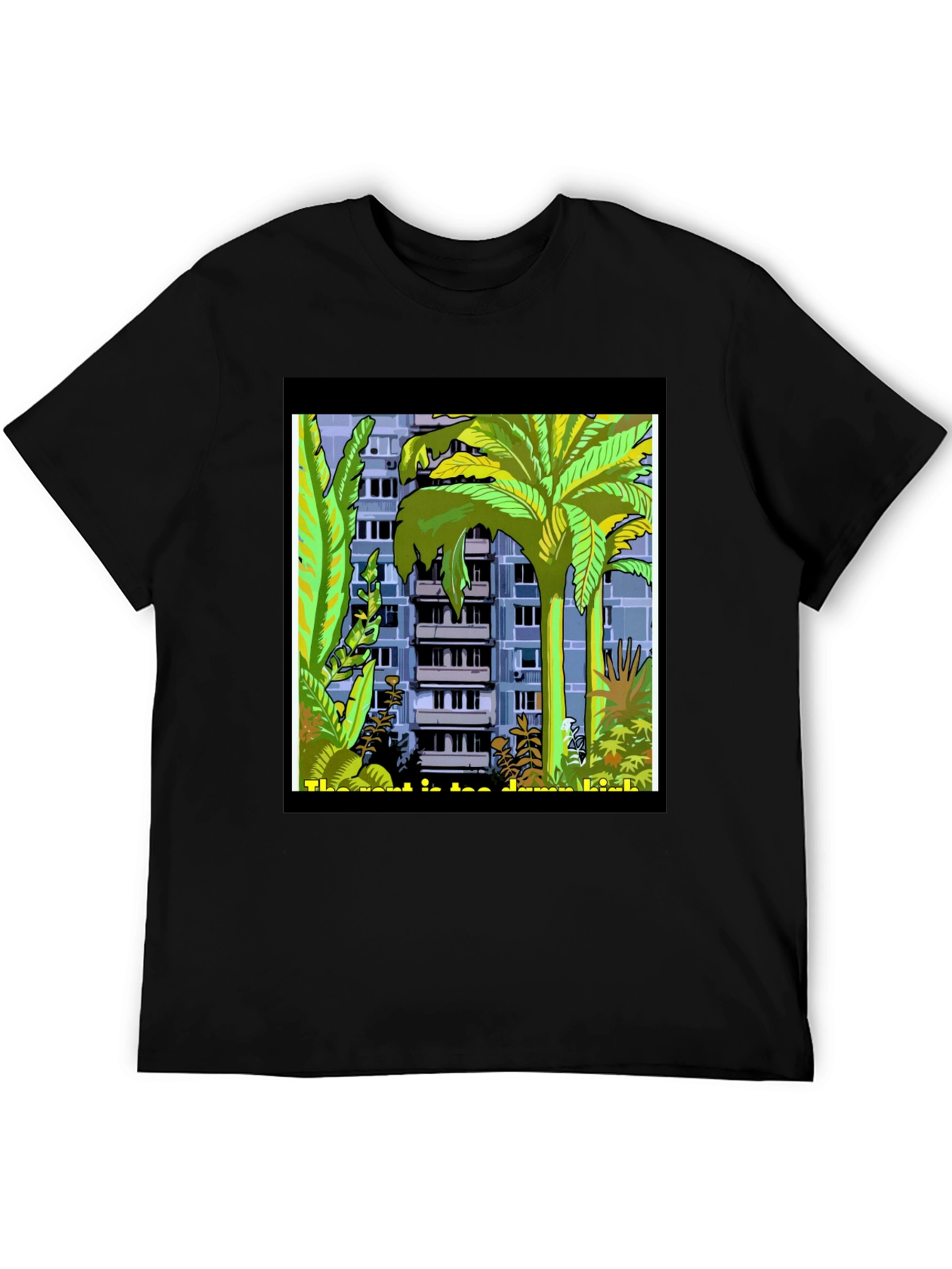 Tropical Urban Tee: City Meets Jungle