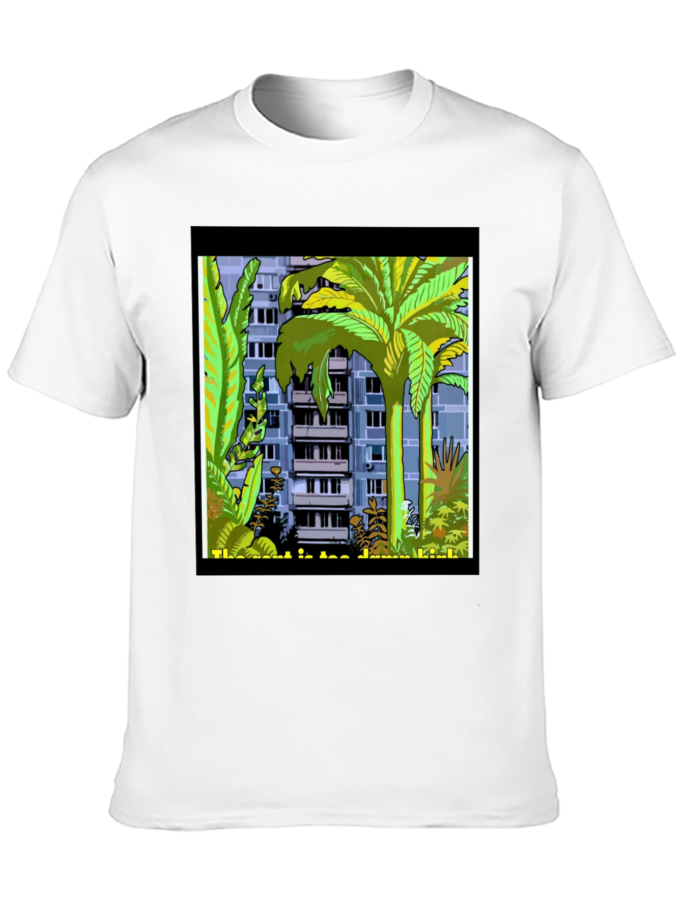 Tropical Urban Tee: City Meets Jungle