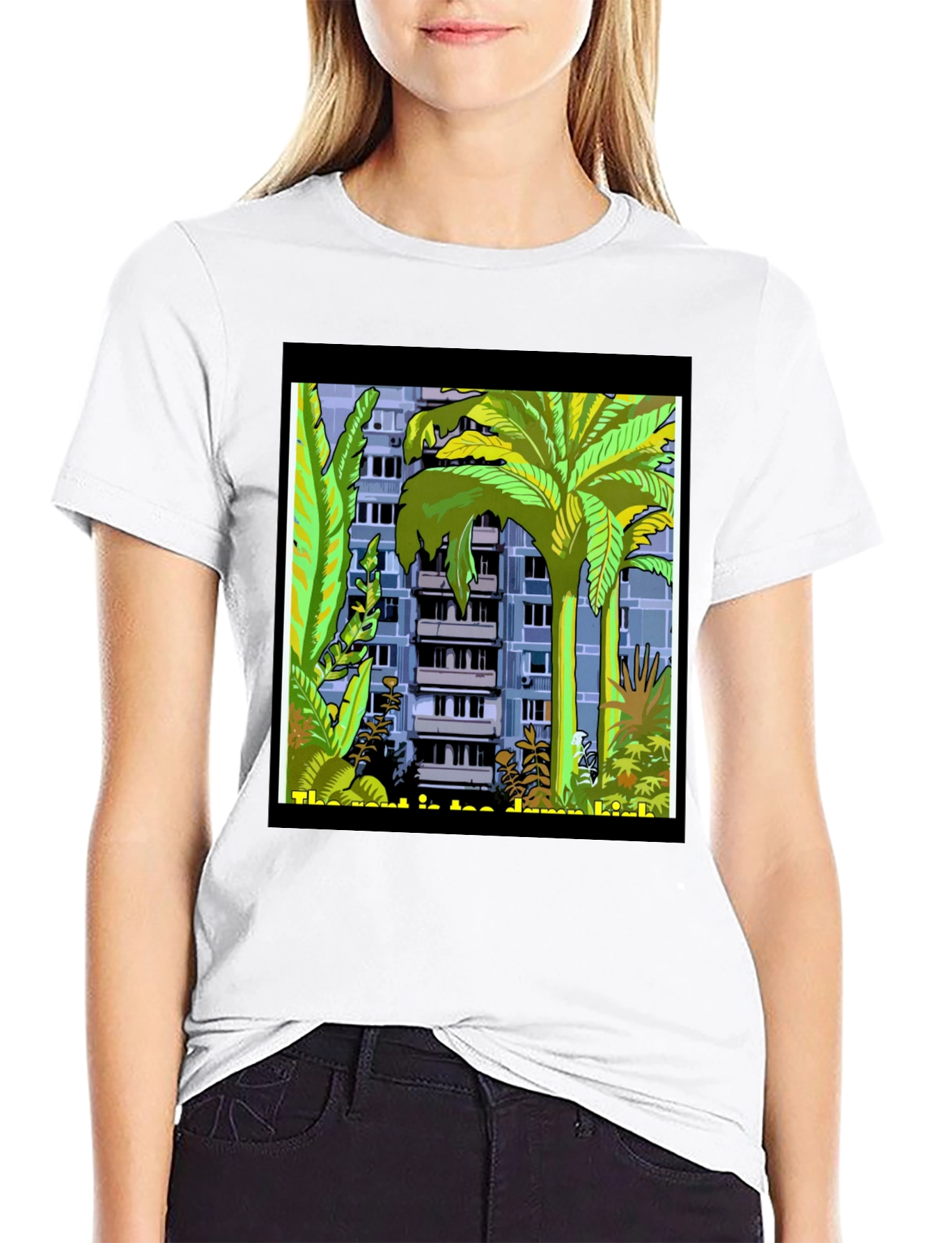 Tropical Urban Tee: City Meets Jungle