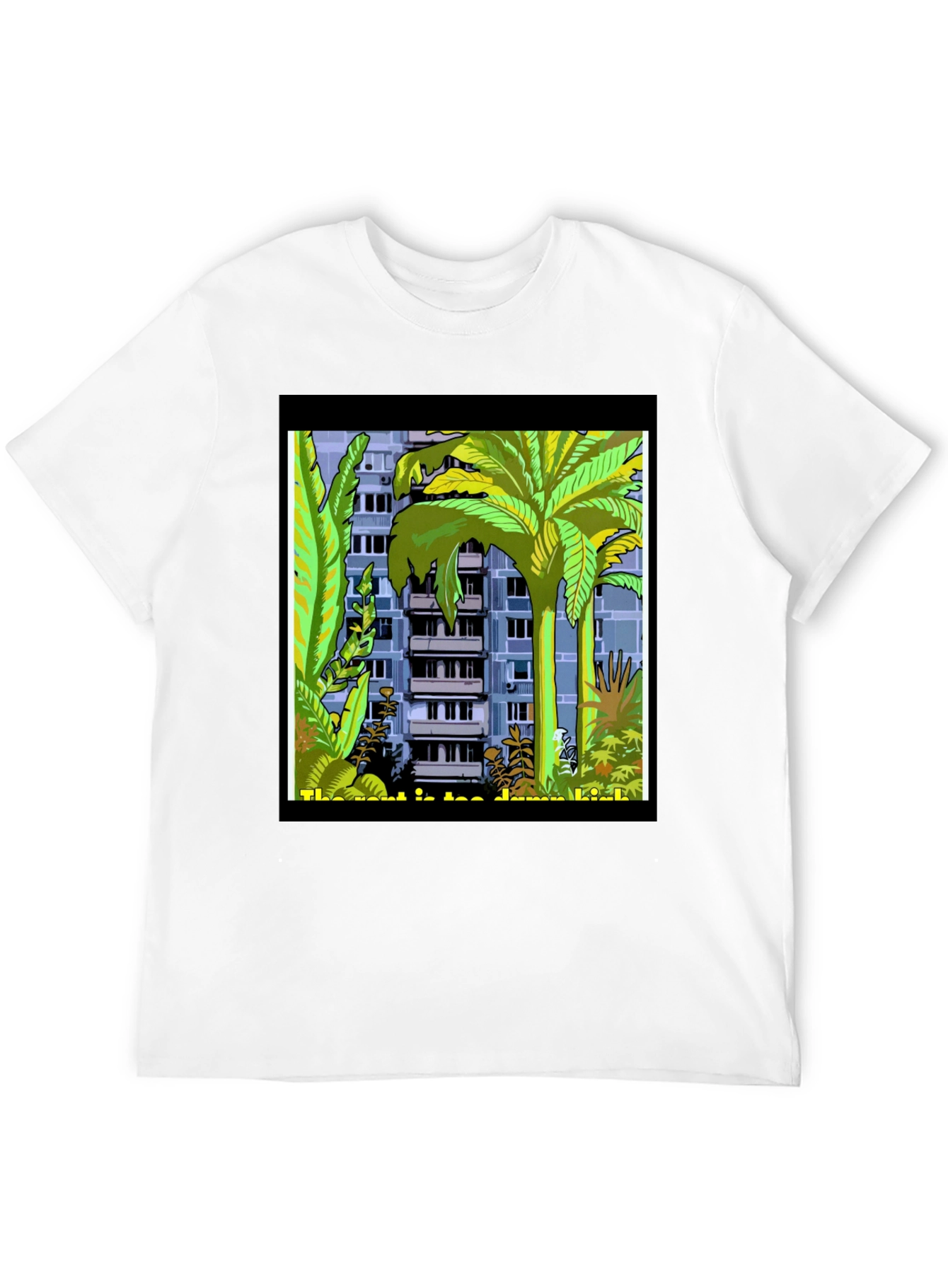 Tropical Urban Tee: City Meets Jungle