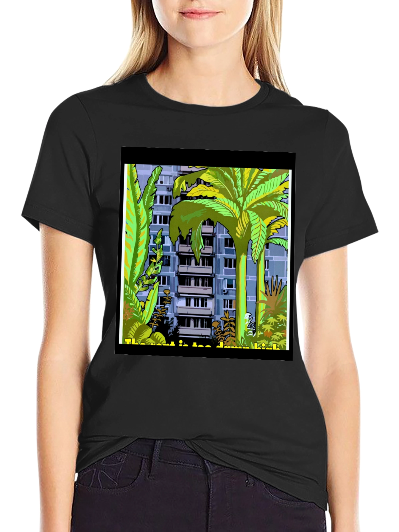 Tropical Urban Tee: City Meets Jungle