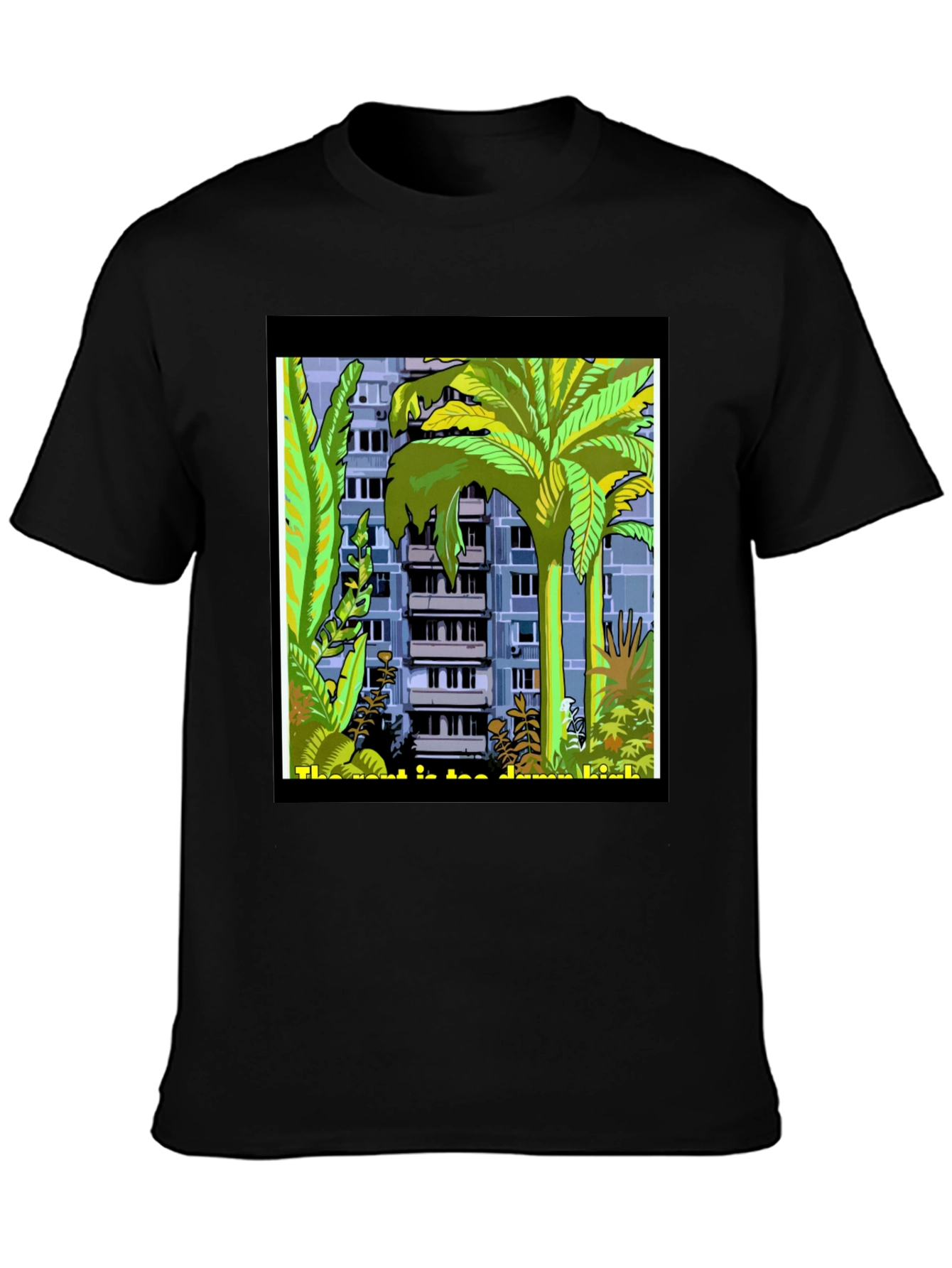Tropical Urban Tee: City Meets Jungle