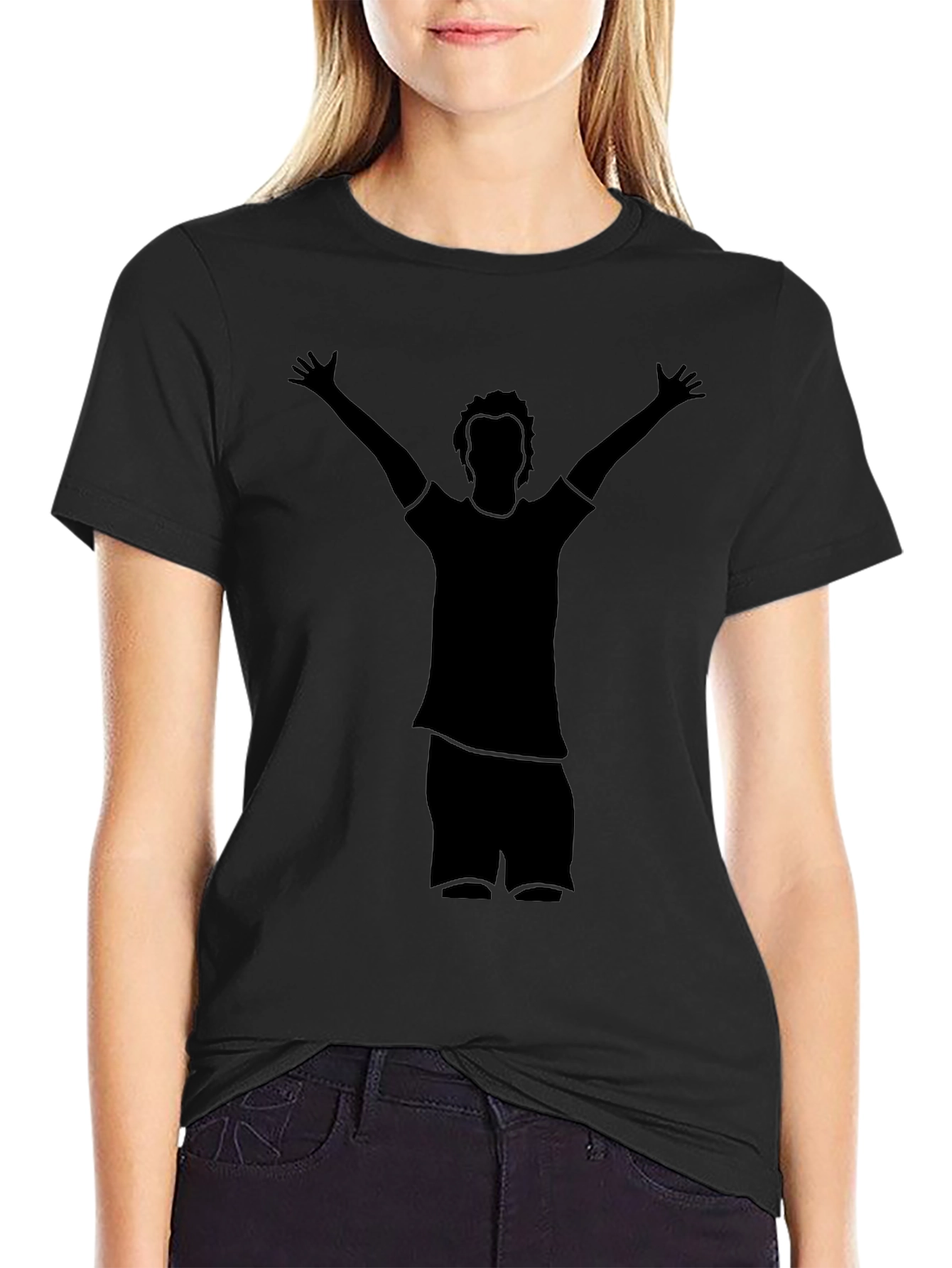 Silhouette Graphic Tee - Celebratory Pose