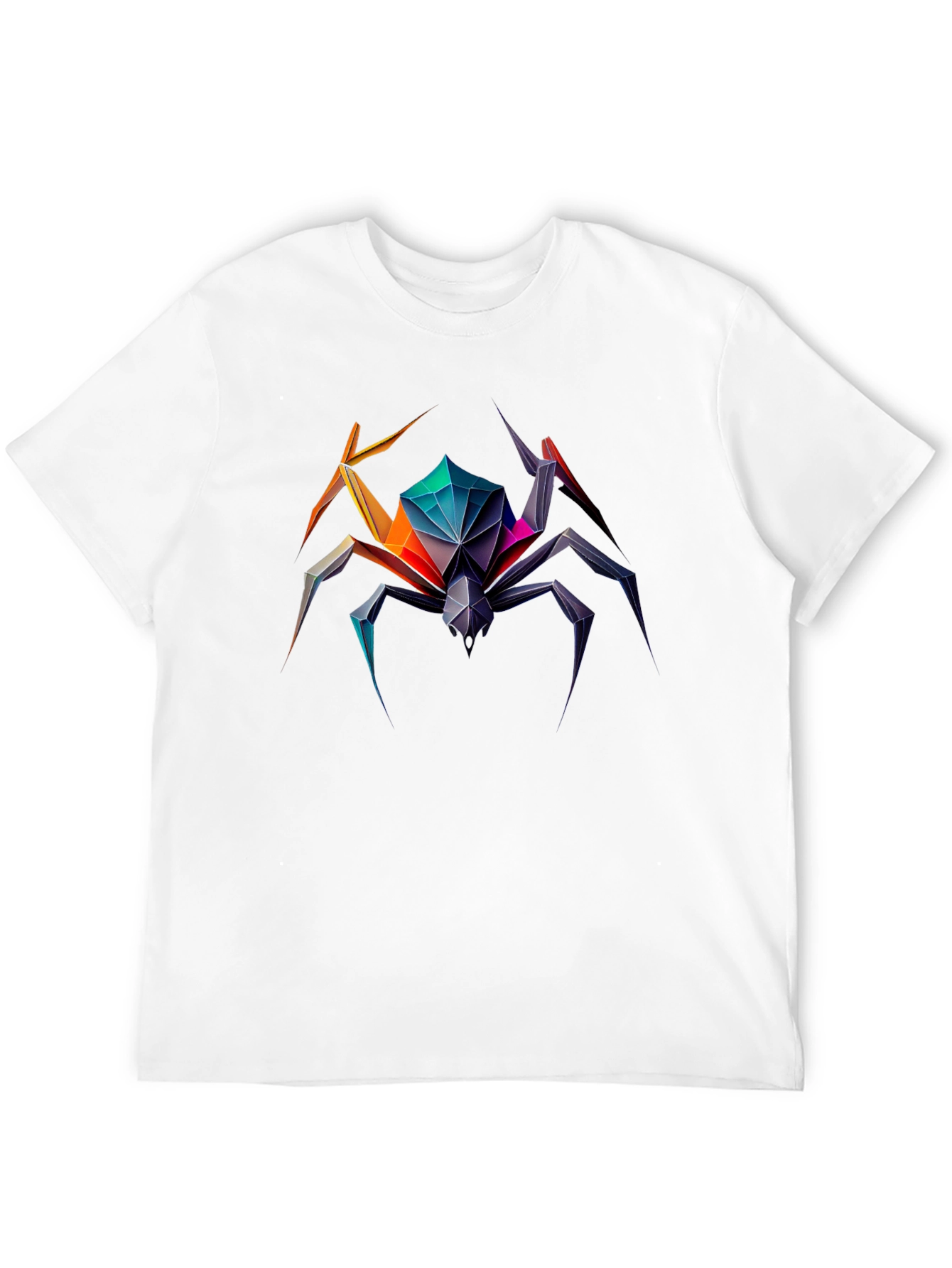 Geometric Spider Graphic T-Shirt