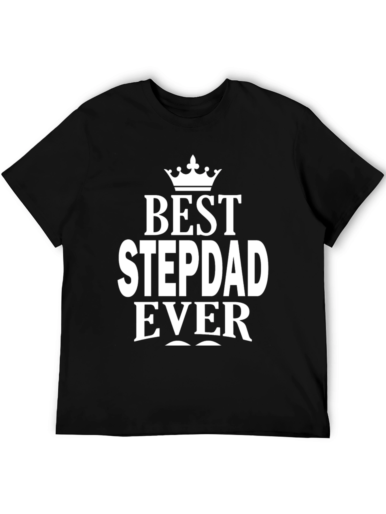 Best Stepdad Ever Black T-Shirt