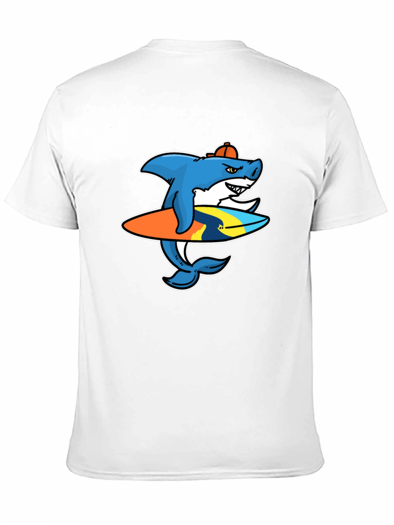 Shark Surfer Graphic T-Shirt