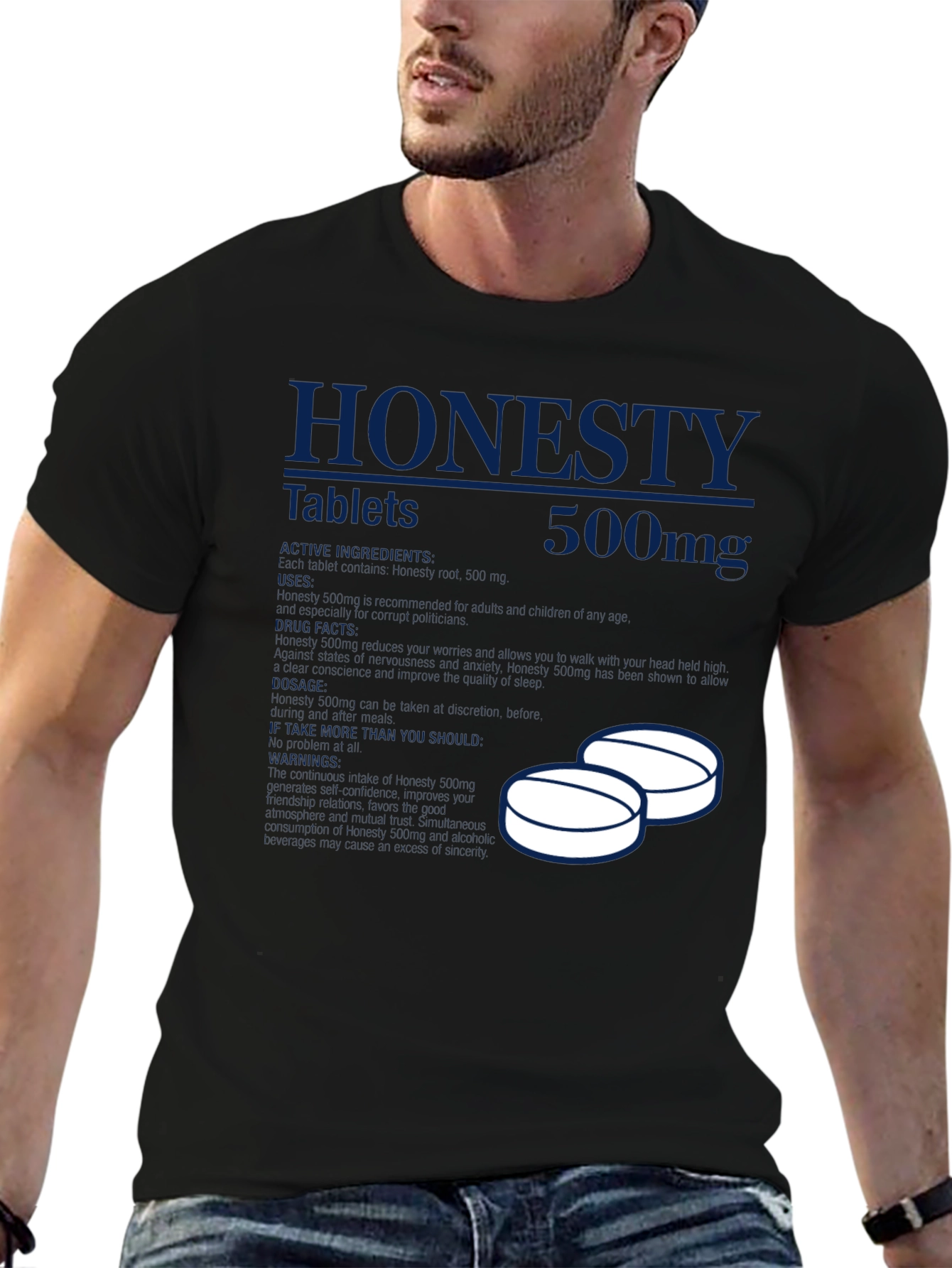 Honesty Tablets Novelty T-Shirt