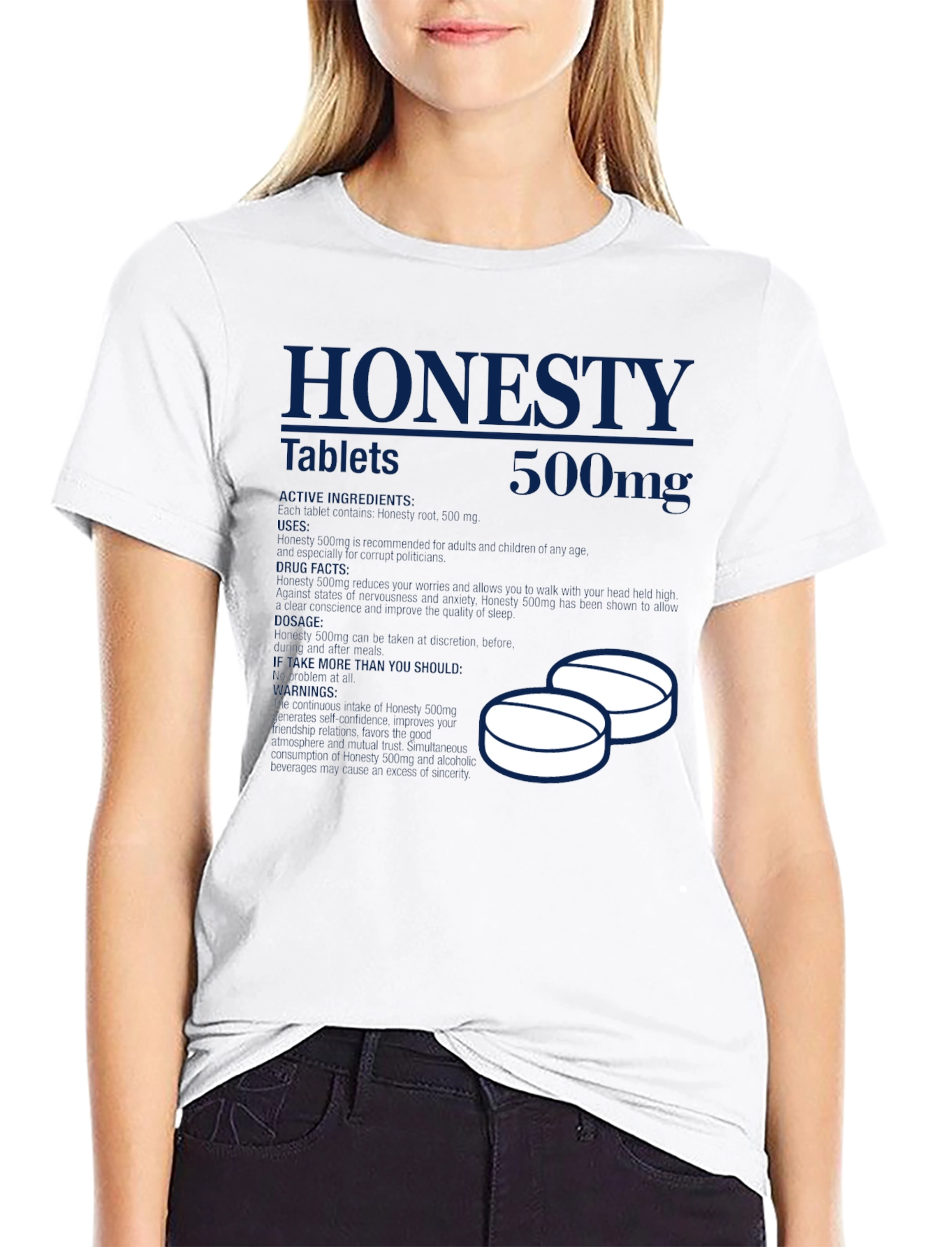 Honesty Tablets Novelty T-Shirt