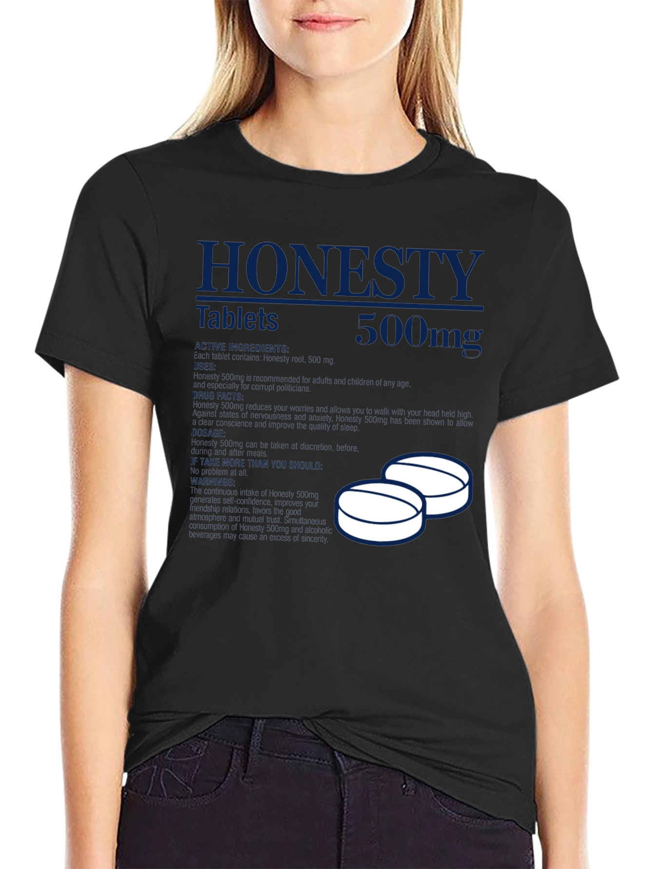 Honesty Tablets Novelty T-Shirt