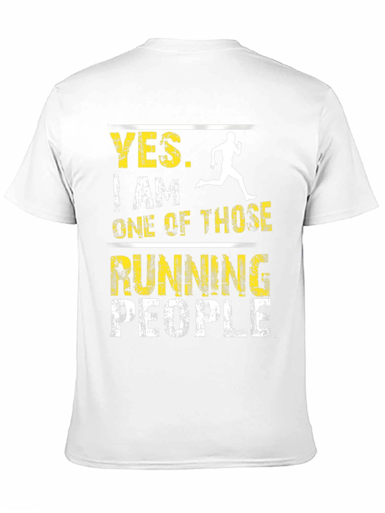 Running People Graphic Tee - Black