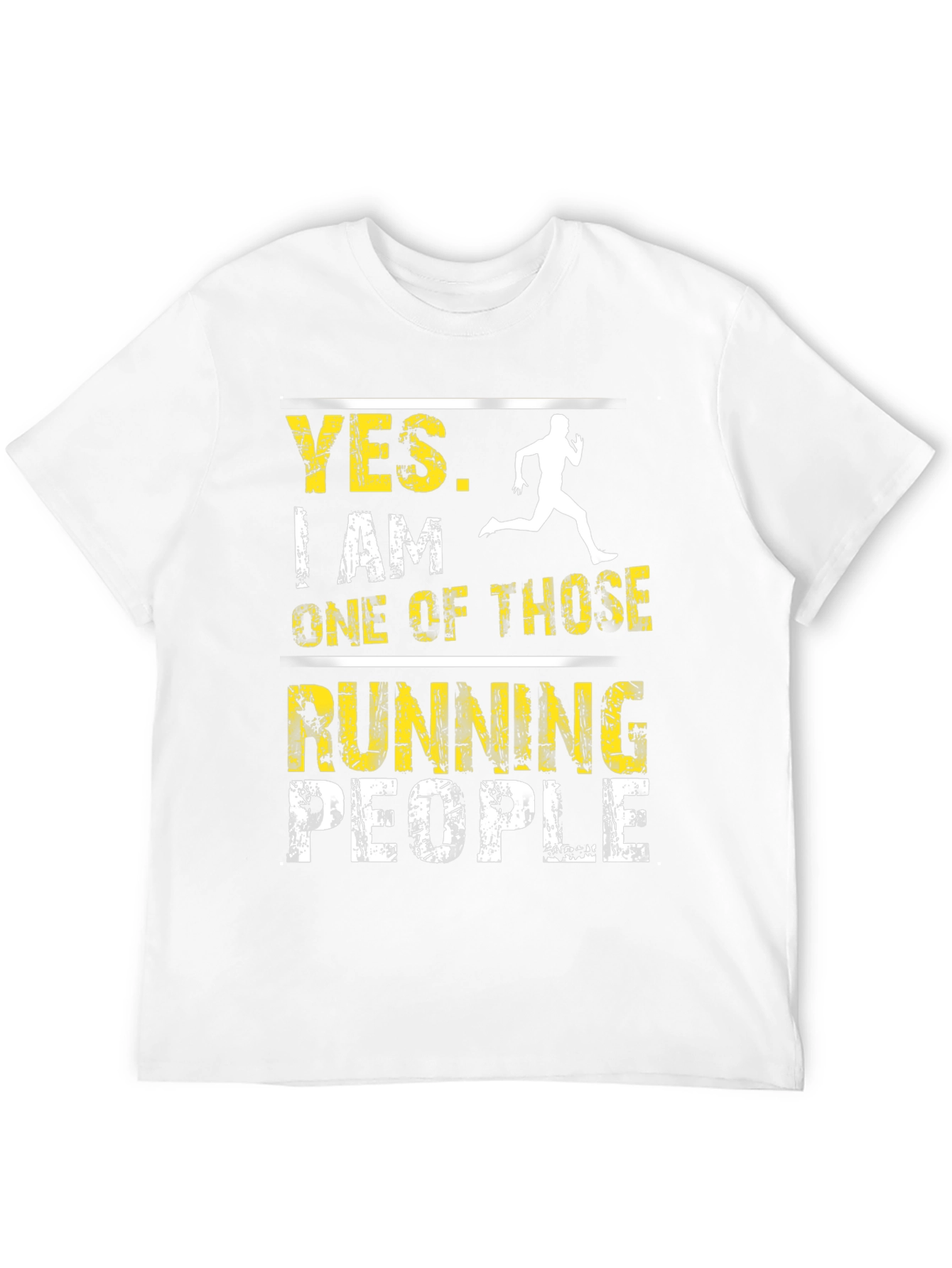 Running People Graphic Tee - Black