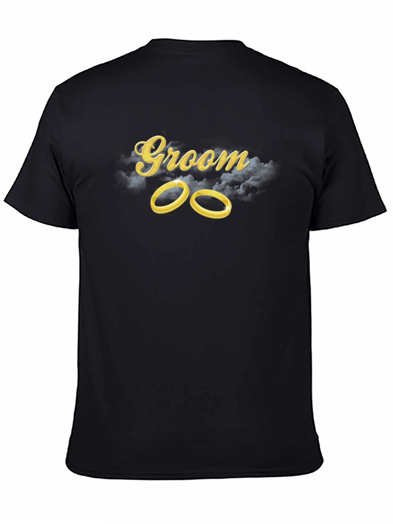Groom Wedding Rings T-Shirt - Black