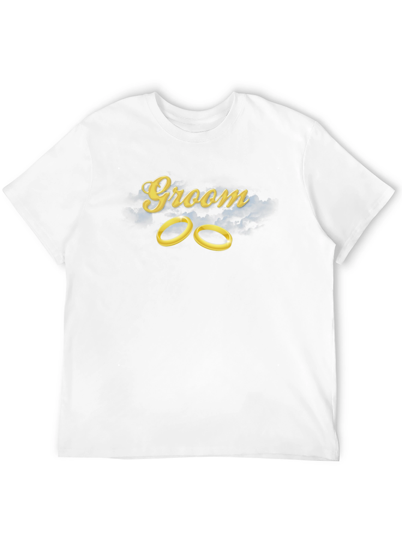 Groom Wedding Rings T-Shirt - Black