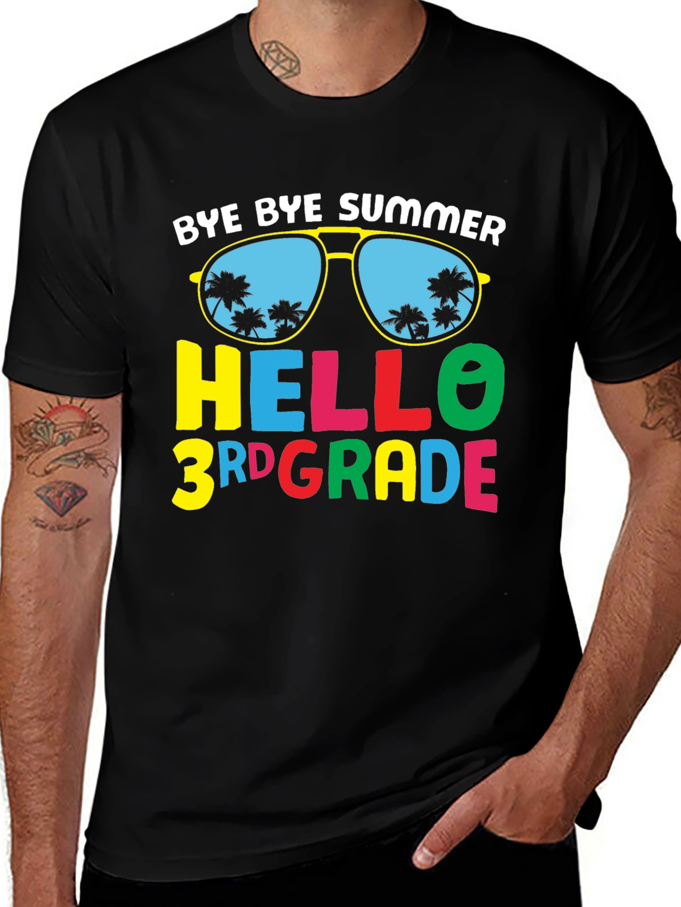 Bye Bye Summer Hello 3rd Grade T-Shirt