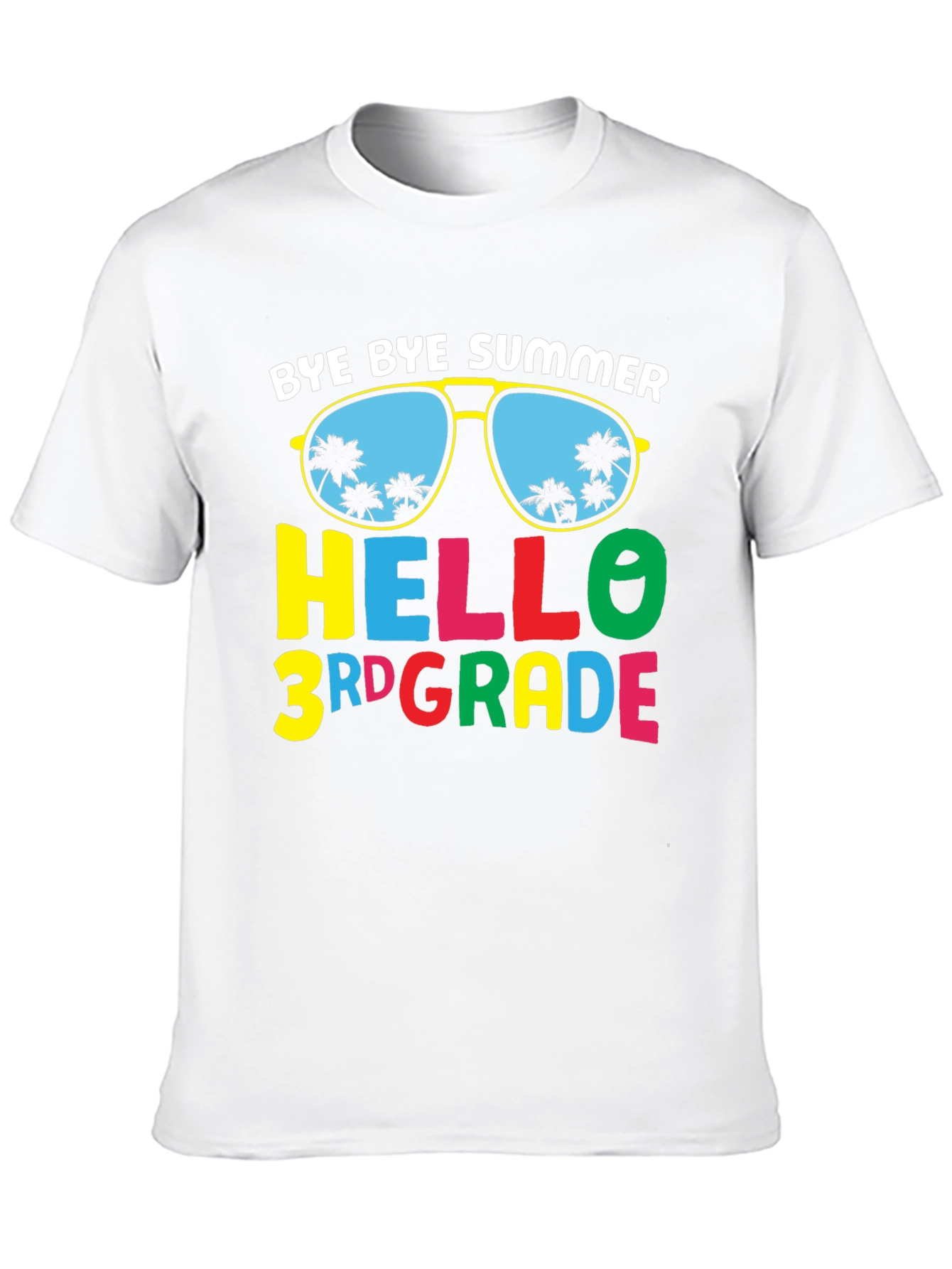 Bye Bye Summer Hello 3rd Grade T-Shirt