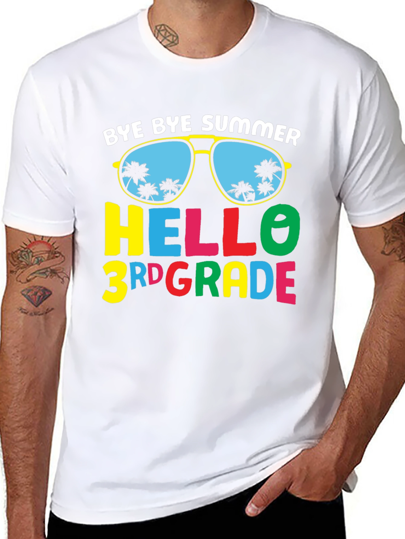 Bye Bye Summer Hello 3rd Grade T-Shirt