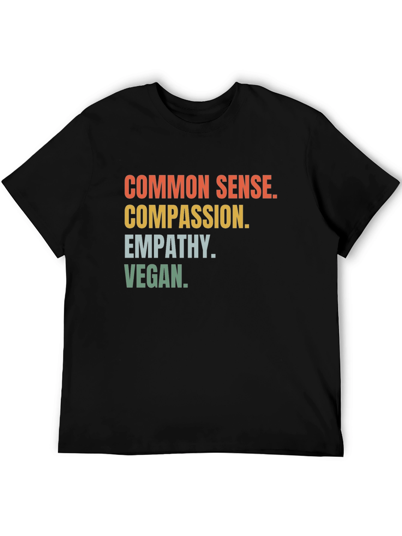 Common Sense Compassion Vegan Graphic Tee