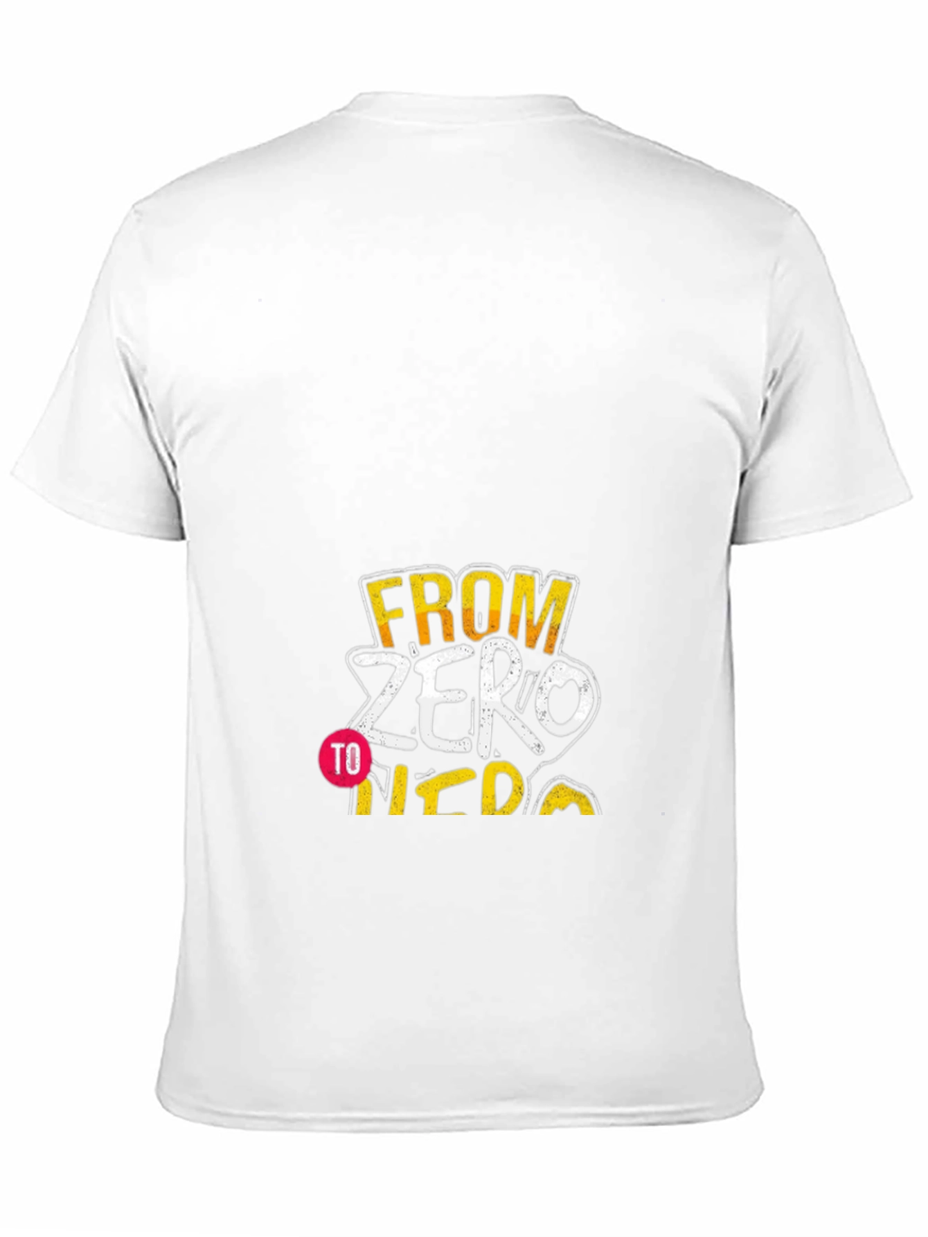 From Zero to Hero T-Shirt - Black Cotton Tee