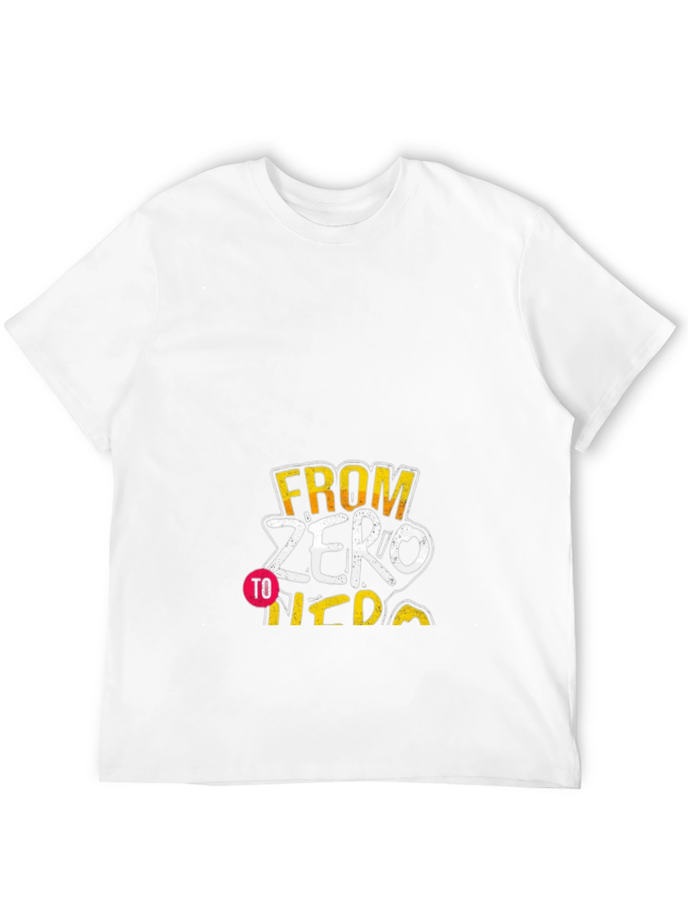 From Zero to Hero T-Shirt - Black Cotton Tee