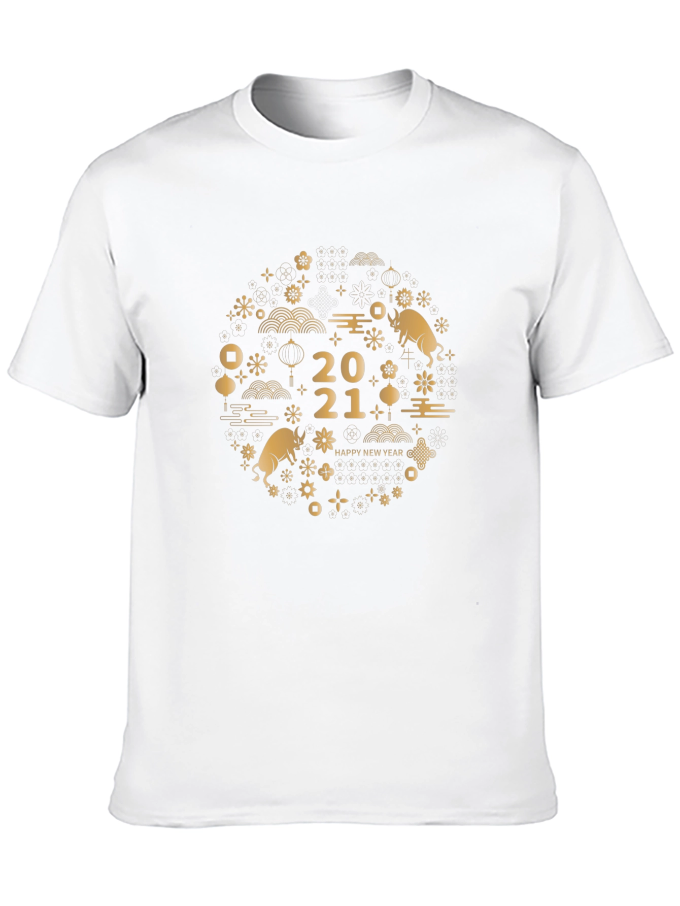 Year of the Ox 2021 Black T-Shirt