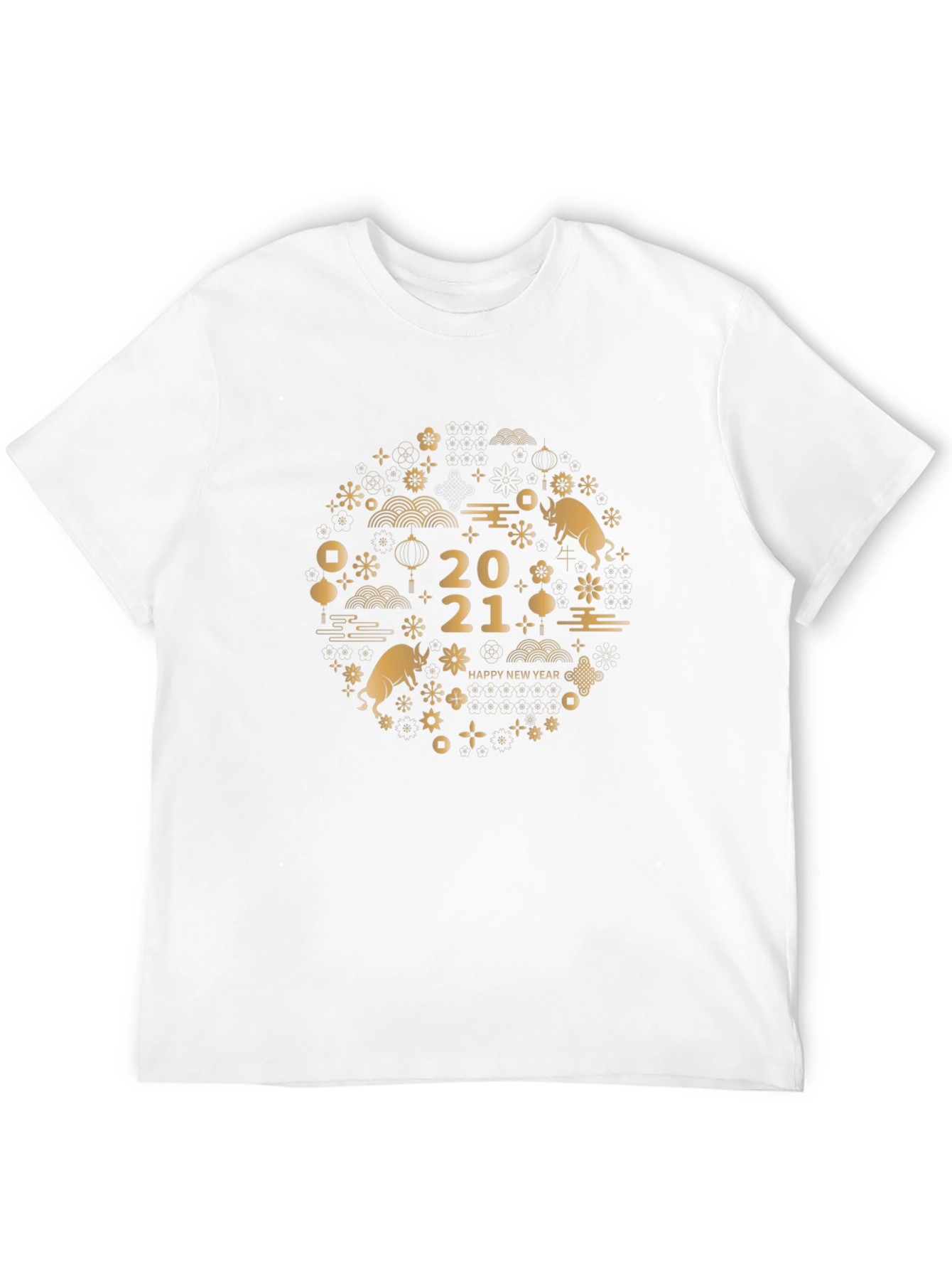 Year of the Ox 2021 Black T-Shirt