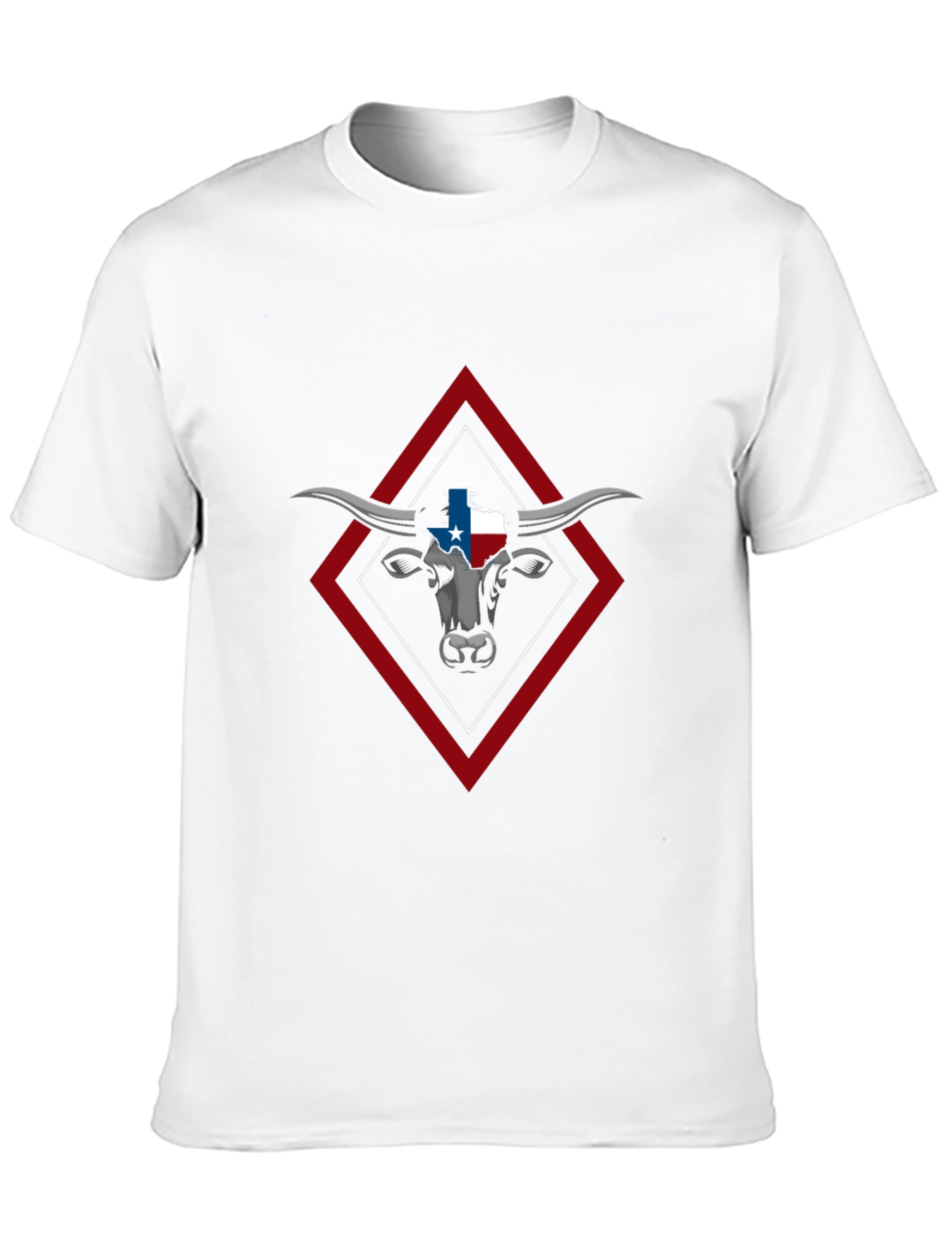 Texas Bull Graphic Tee - Mens Black T-Shirt