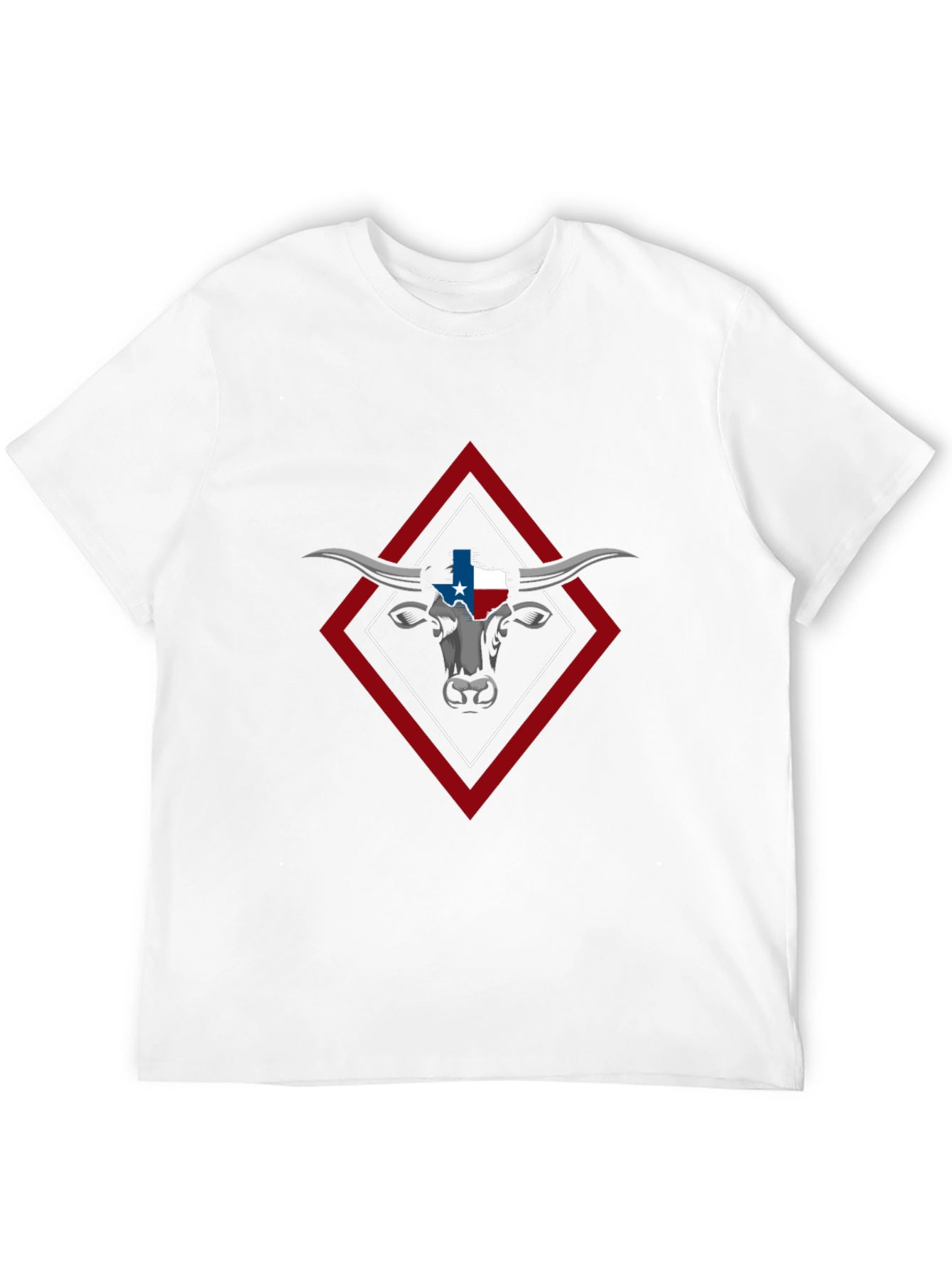Texas Bull Graphic Tee - Mens Black T-Shirt