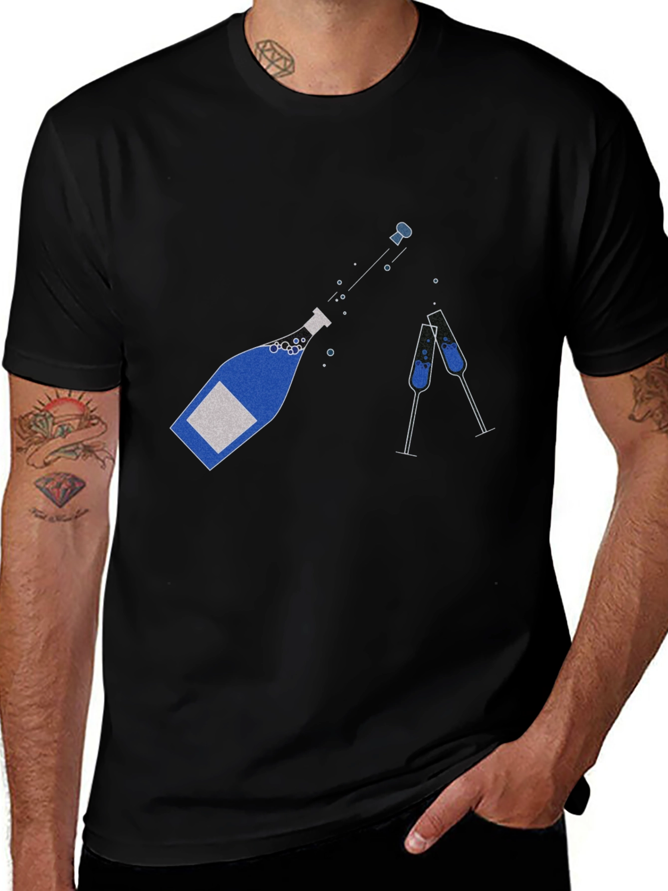 Celebration Graphic Tee - Black