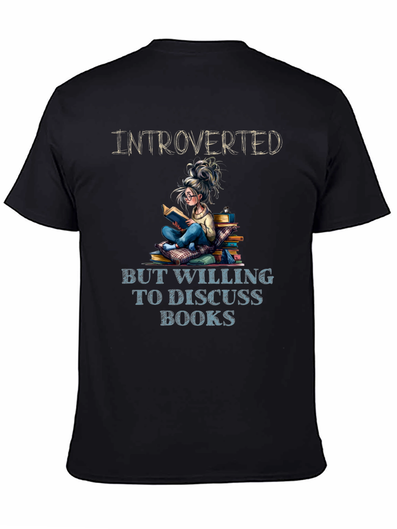 Introverted Book Lover T-Shirt