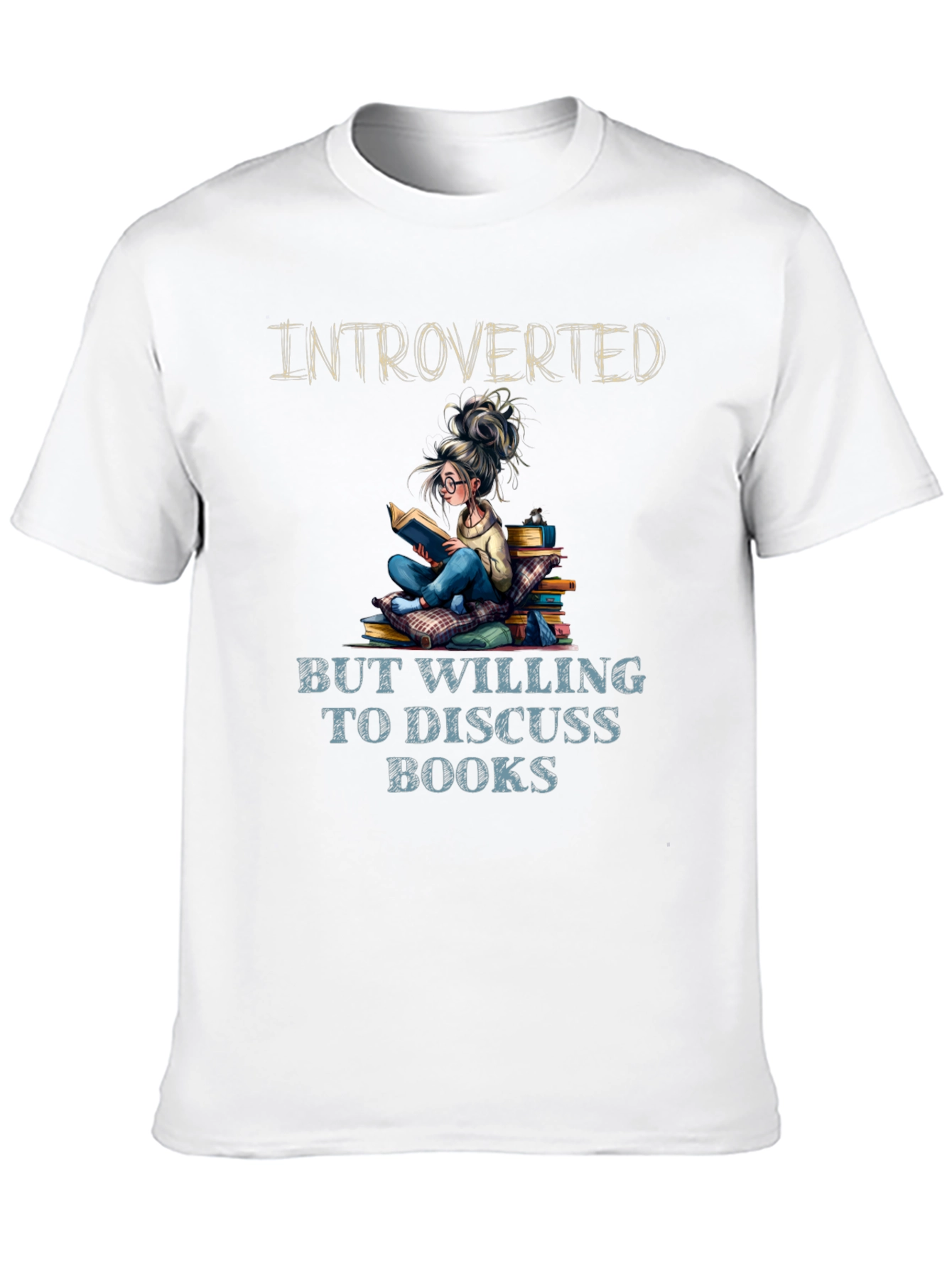 Introverted Book Lover T-Shirt