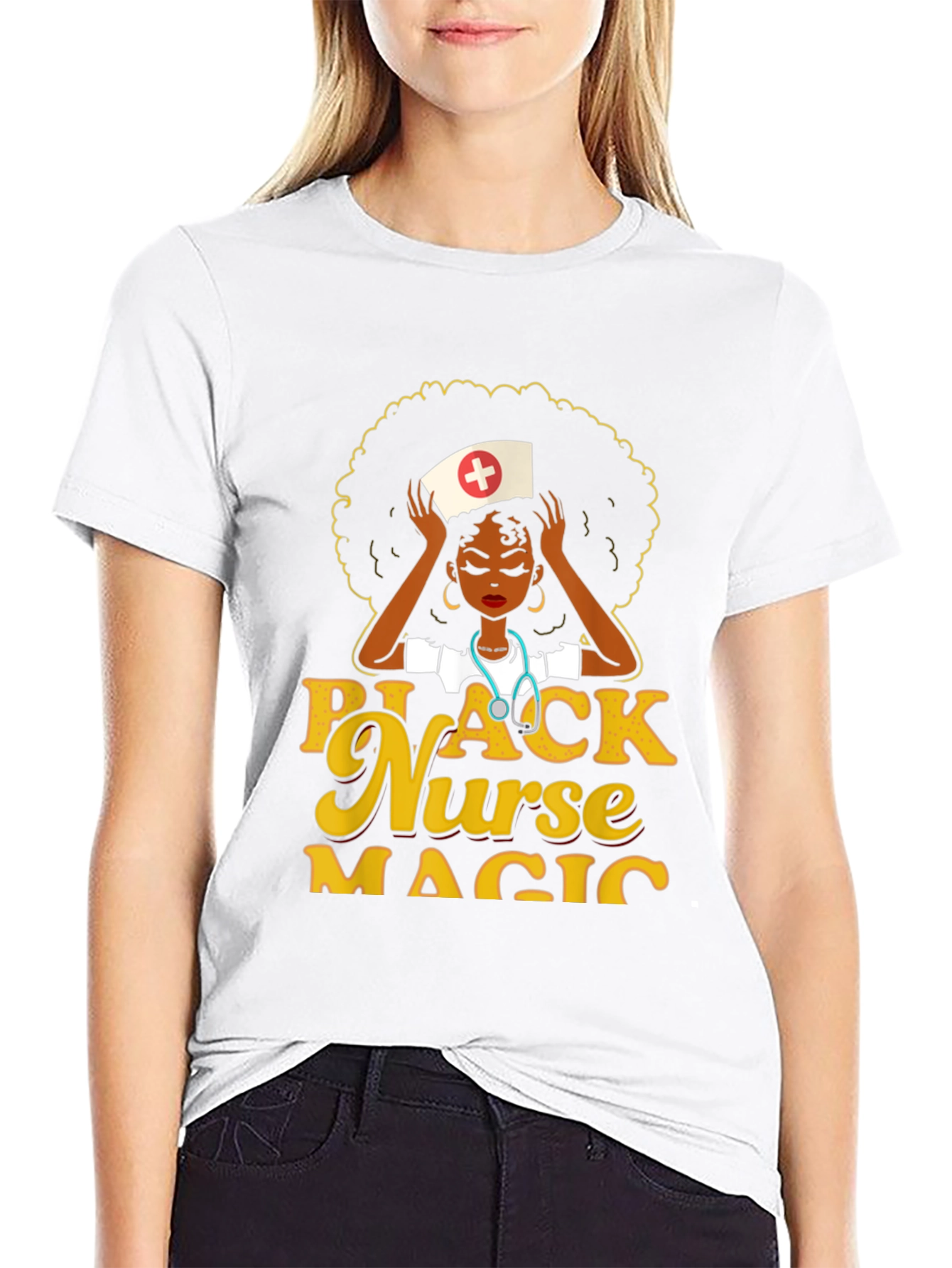 Black Nurse Magic T-Shirt