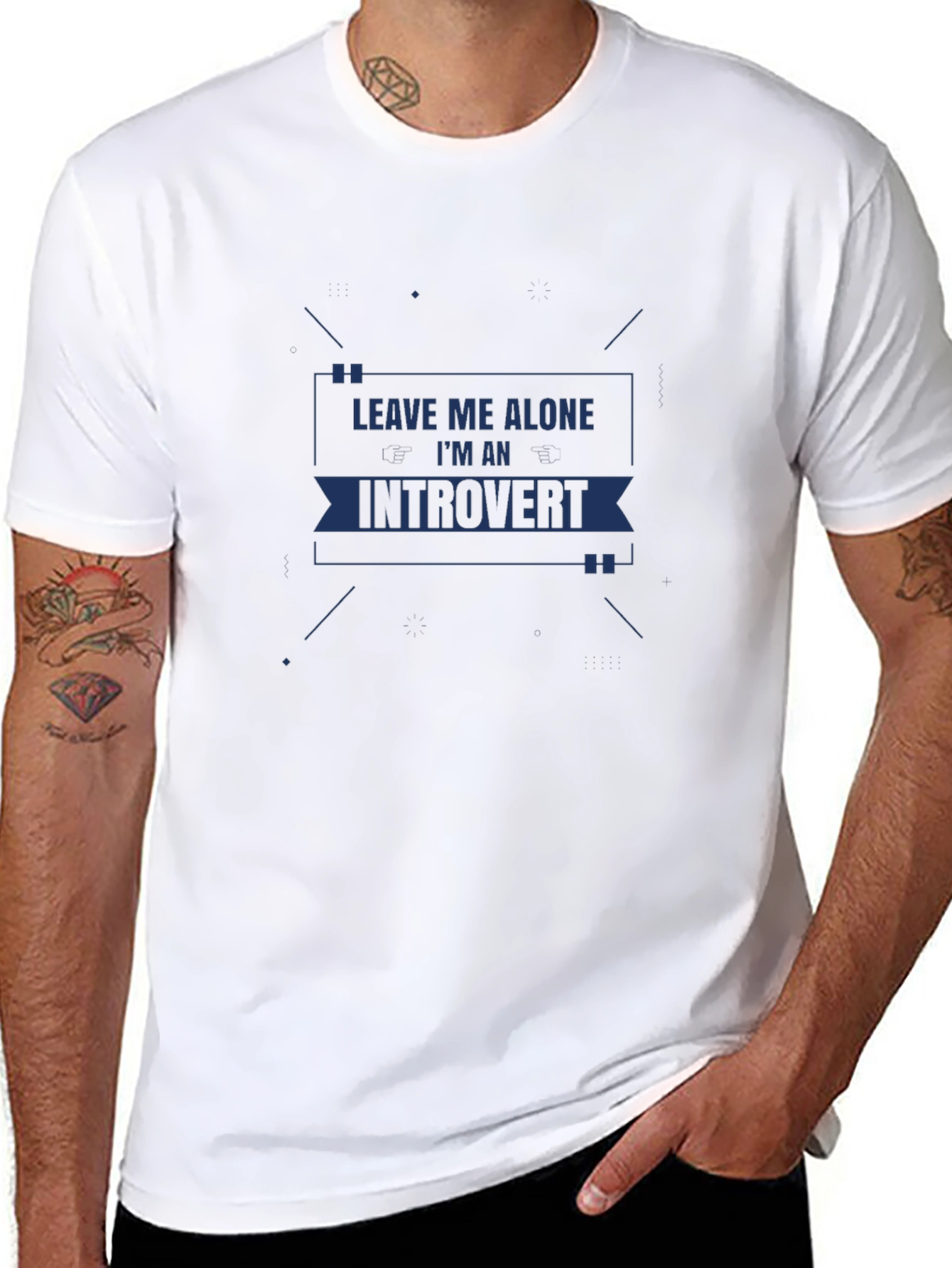 Introvert Graphic Tee - Leave Me Alone T-Shirt