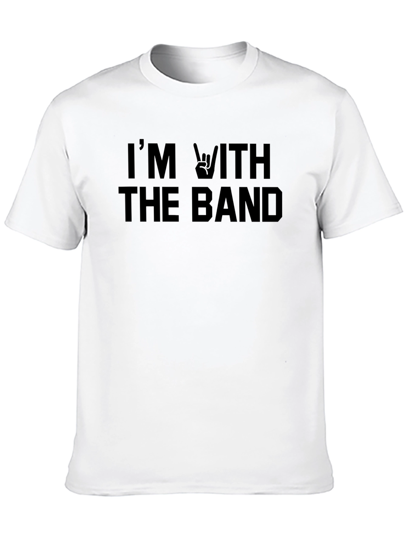 Im With The Band Black Tee
