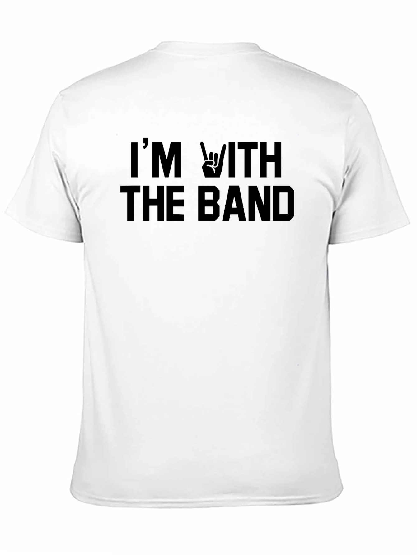 Im With The Band Black Tee