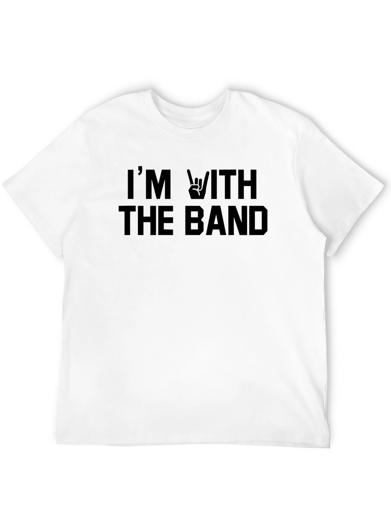 Im With The Band Black Tee