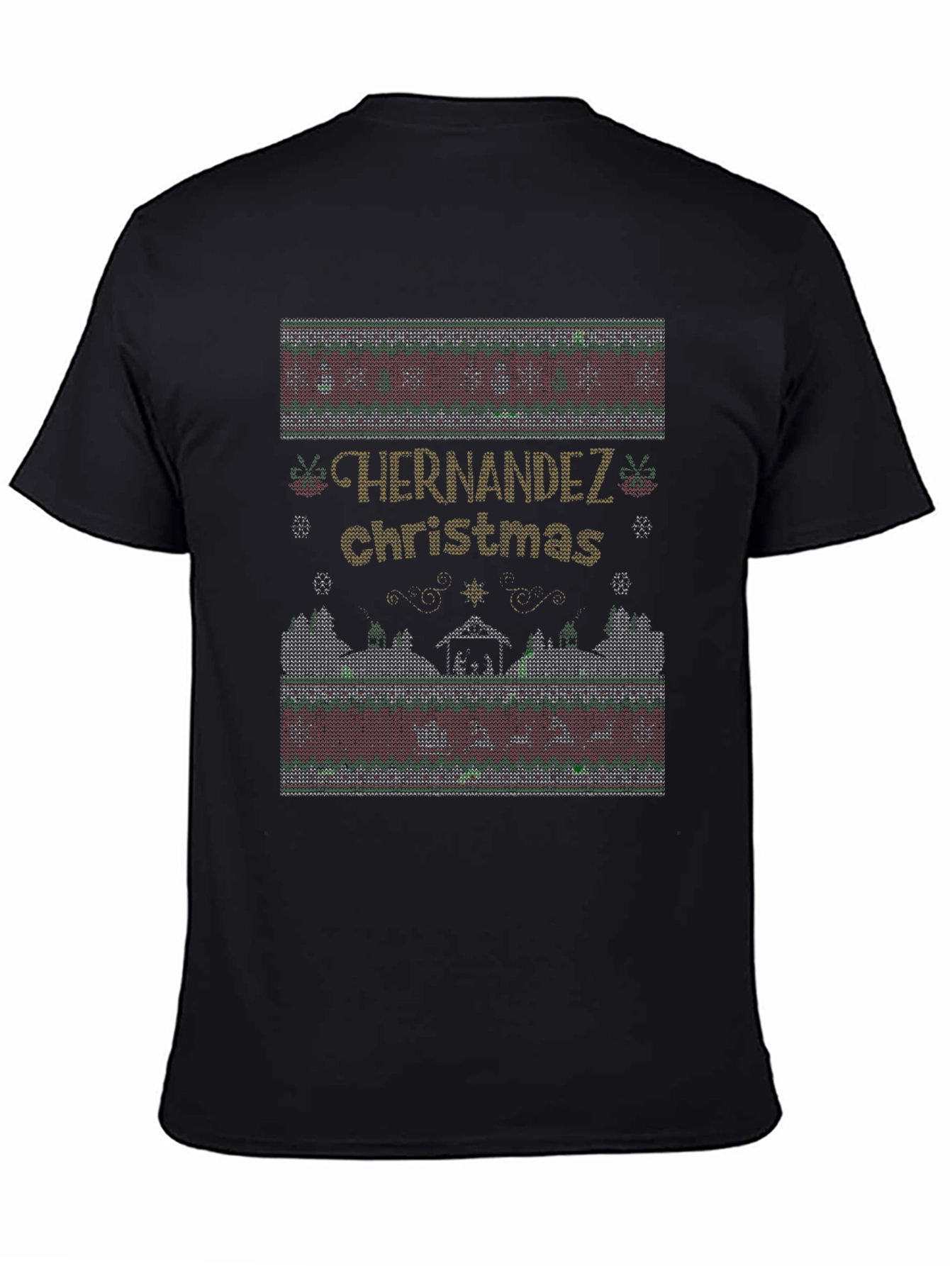 Hernandez Christmas Family Ugly Sweater T-Shirt